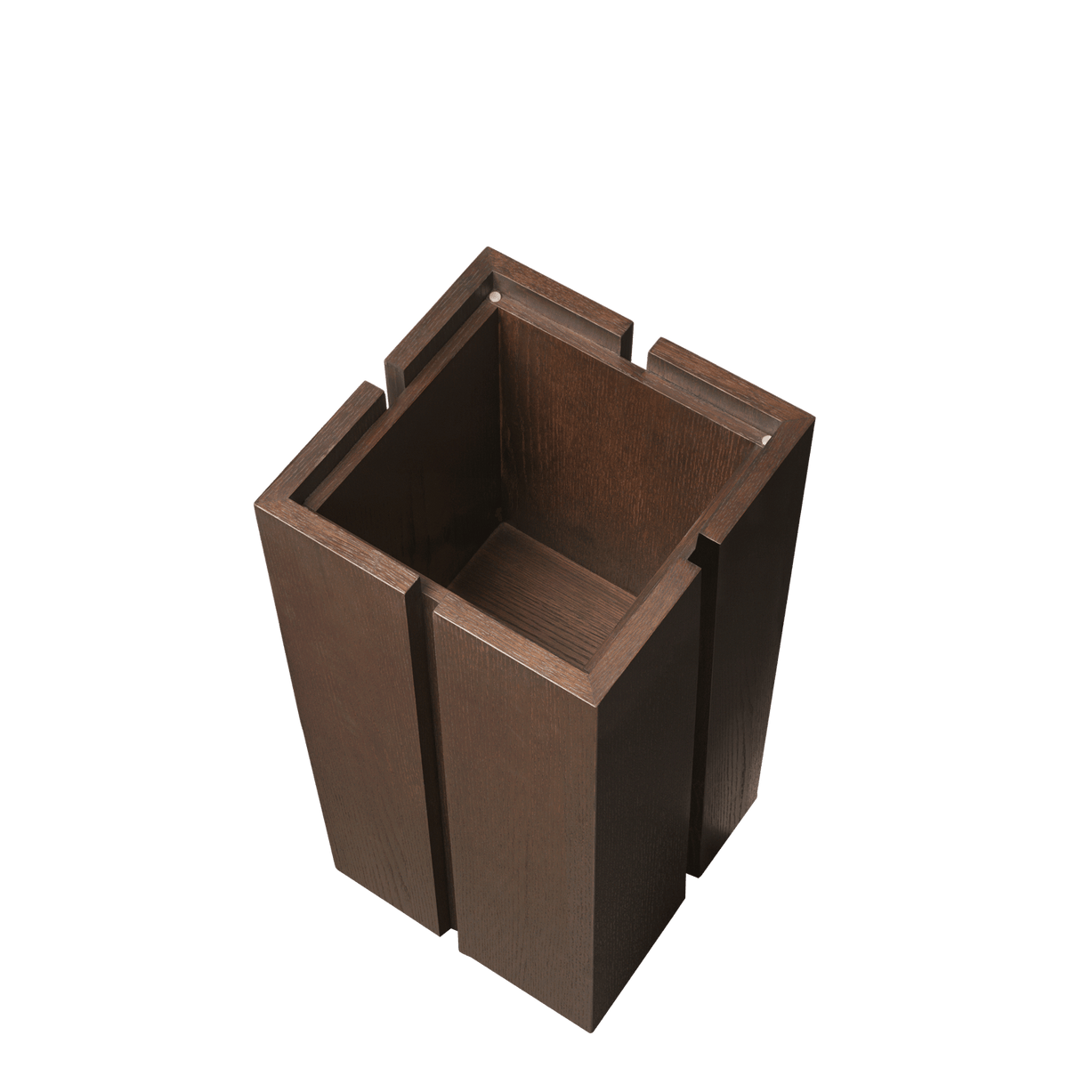 Ferm Living Parcel Pedestal Dark Stained Oak