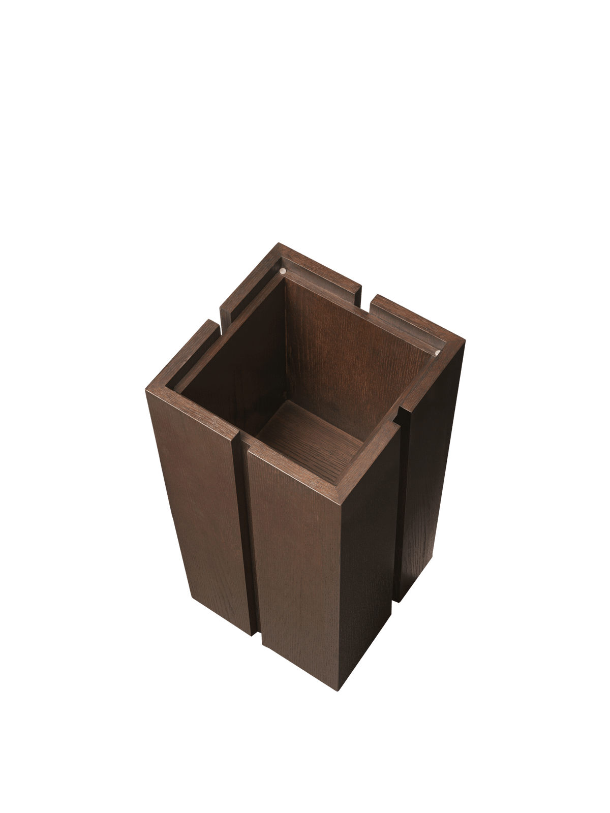 Ferm Living Parcel Pedestal Dark Stained Oak
