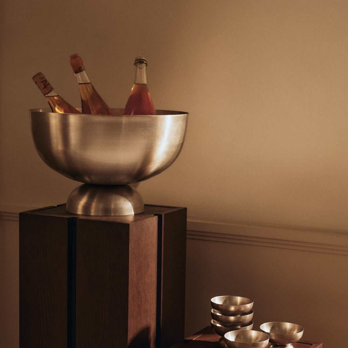 Ferm Living Tumbled Ice Cream Cup Stainless Steel