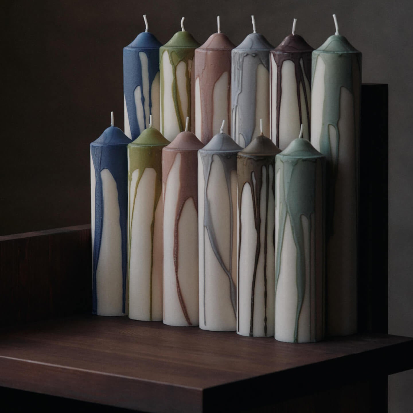 Ferm Living Dryp Pillar Candle