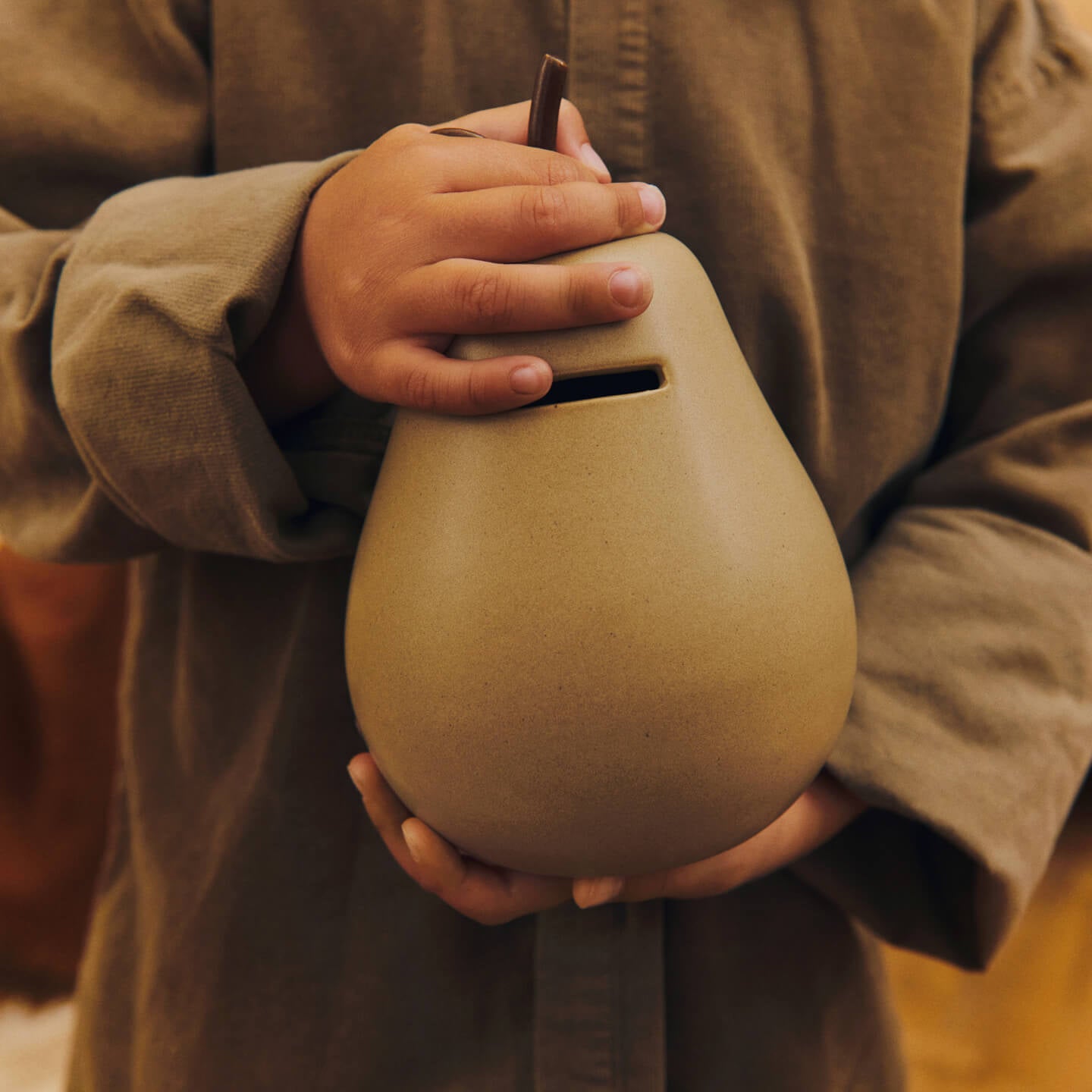 Ferm Living Pear Money Bank - Cashmere