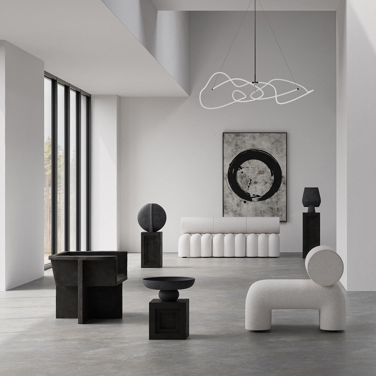 101 Copenhagen Brutus Lounge Chair Coffee