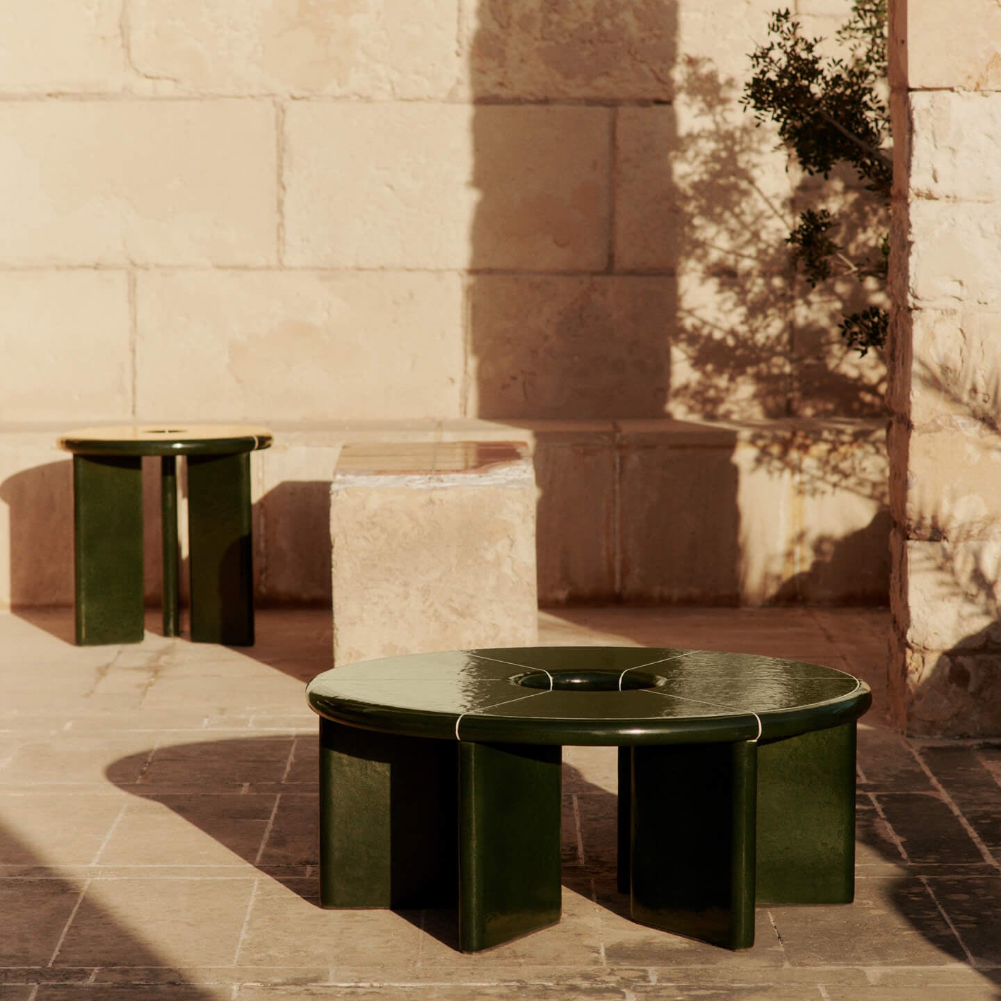 Ferm Deya Coffee Table - Dark Green