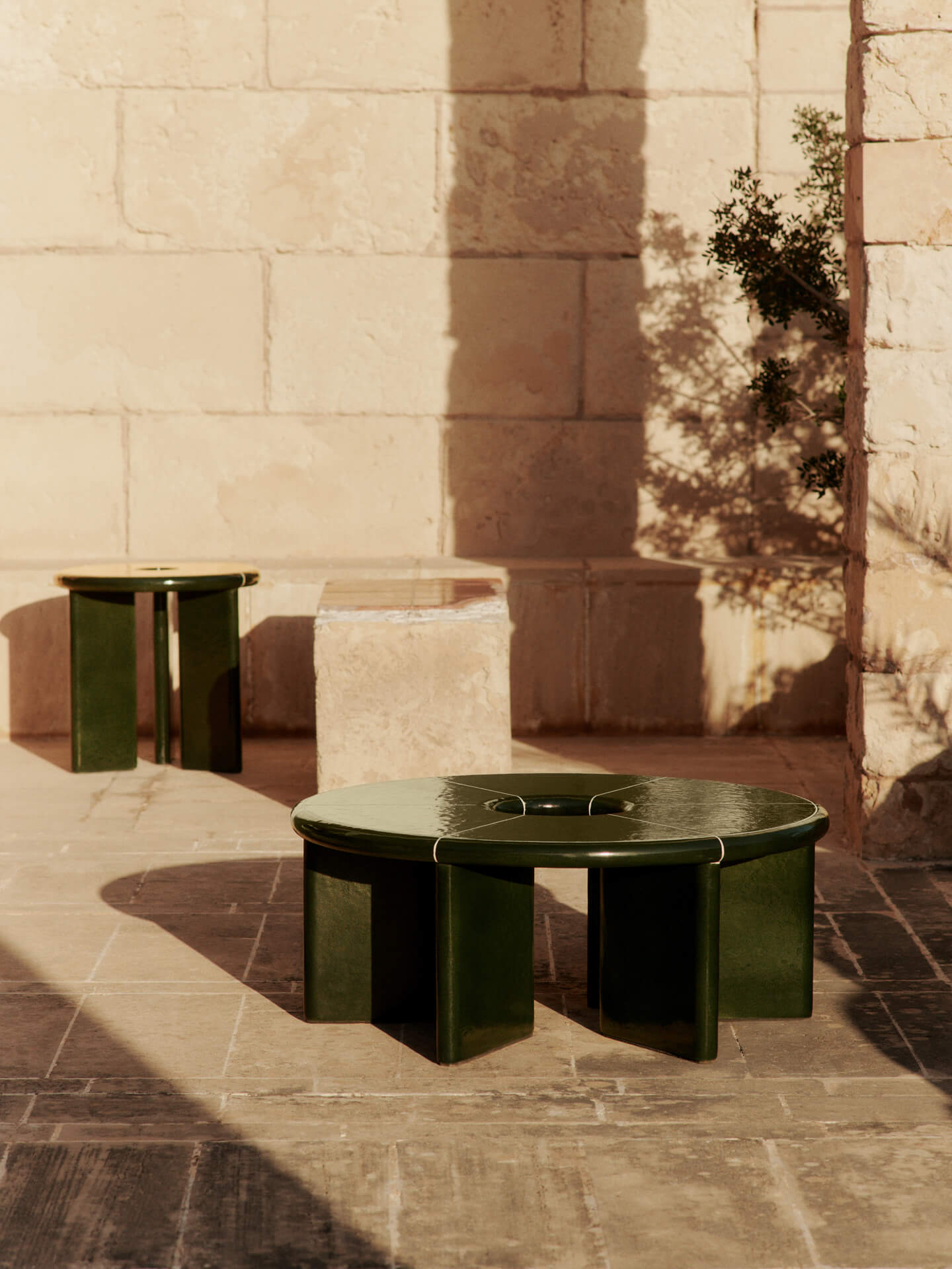 Ferm Deya Coffee Table - Dark Green