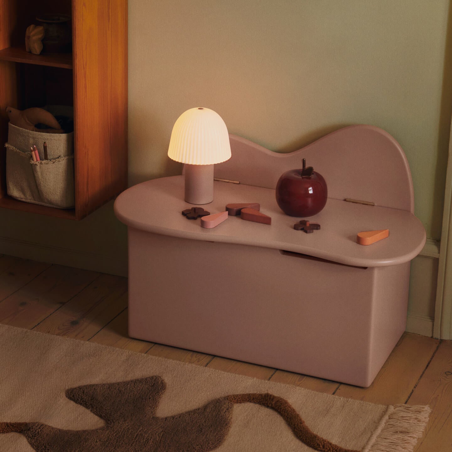 Ferm Living Apple Money Bank - Deep Red