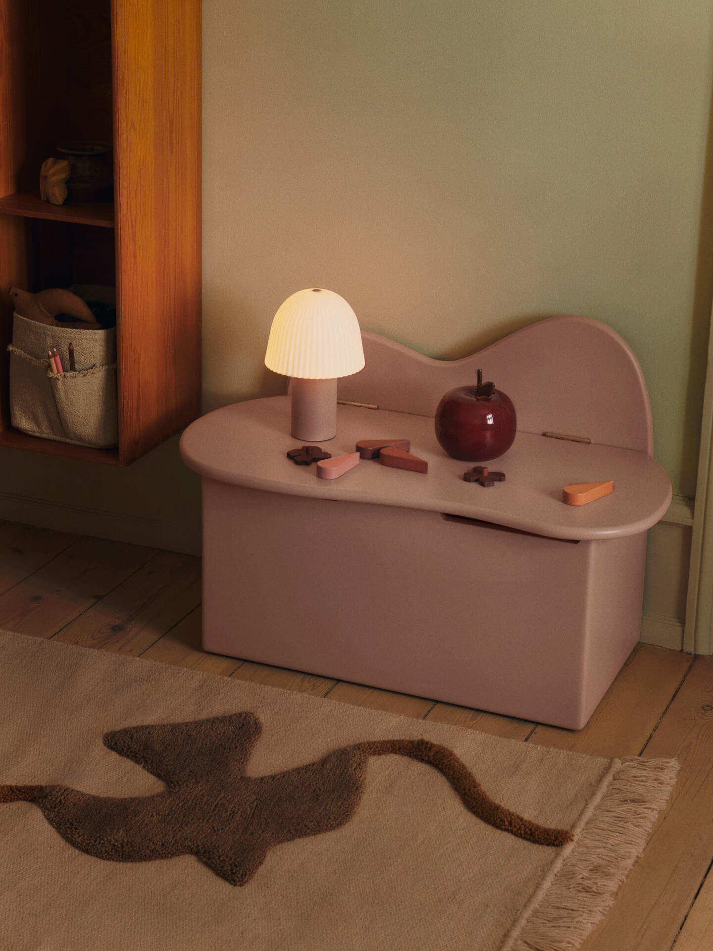 Ferm Living Apple Money Bank - Deep Red