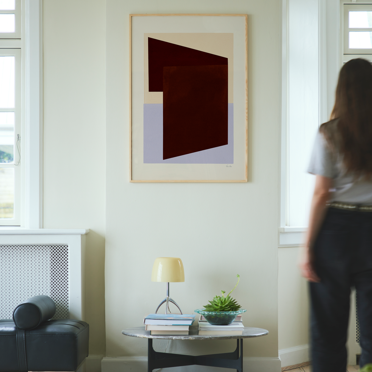 Paper Collective Layered 02 Art Print by Karolina Székely