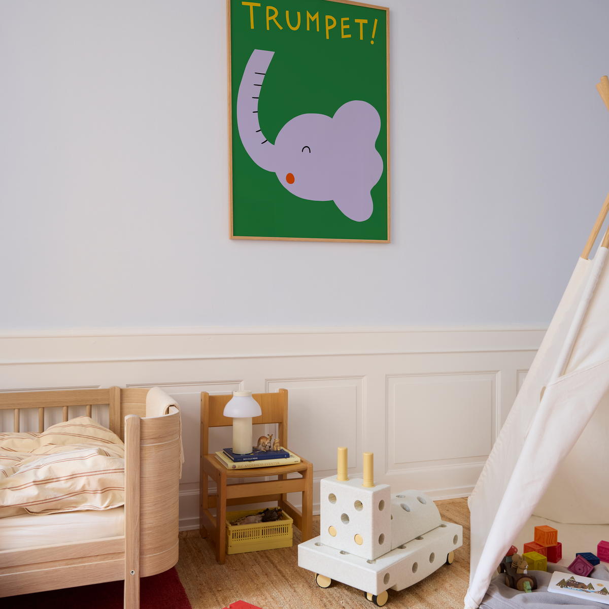Paper Collective Trumpet Art Print by Marina Ayashiro