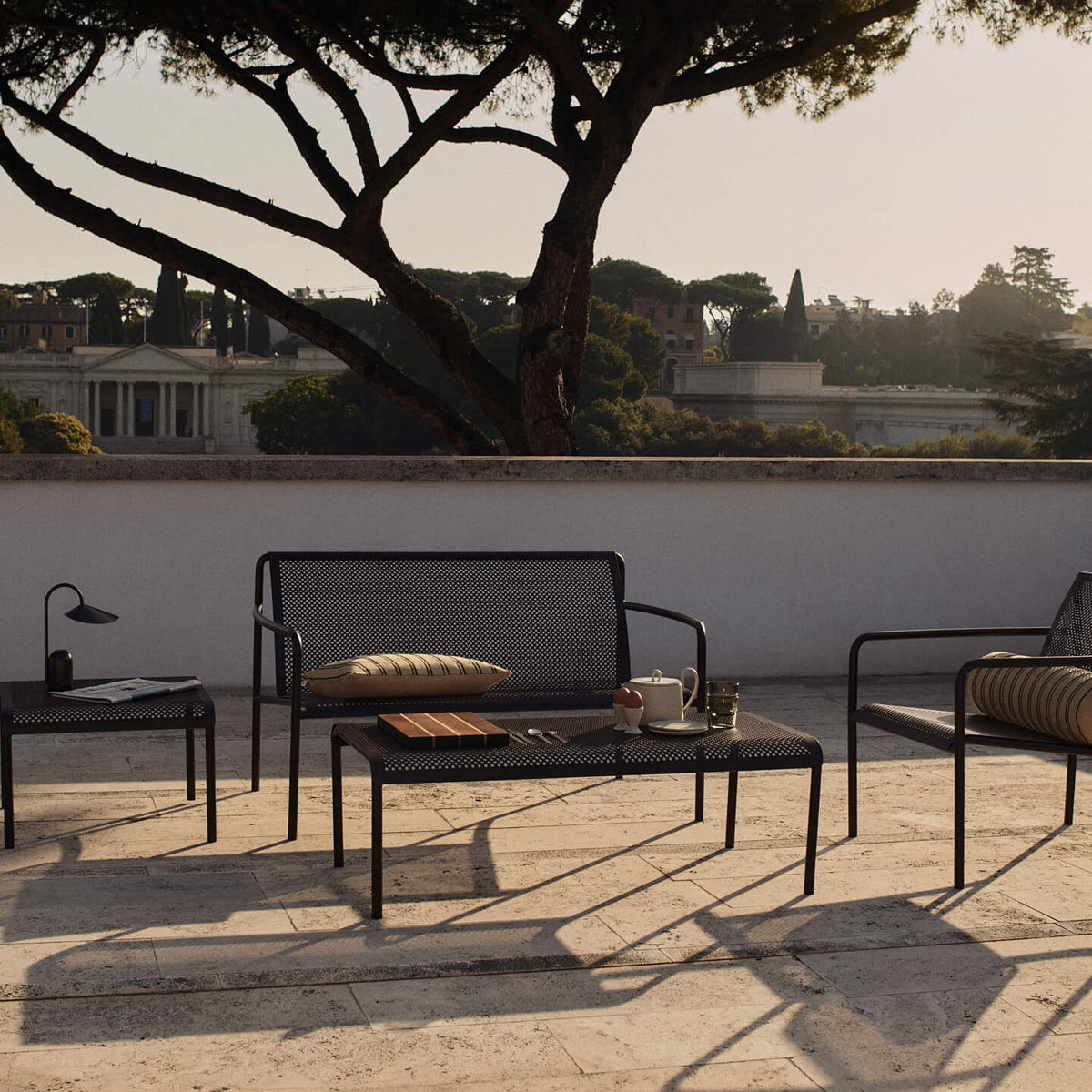 Ferm Living Dapple Lounge 2-Seater Dark Chocolate