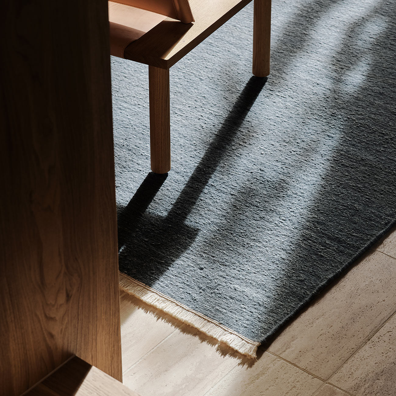 Armadillo Cable Wool Chevron Area Rug