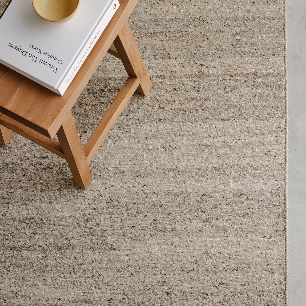 Armadillo Cable Wool Chevron Area Rug