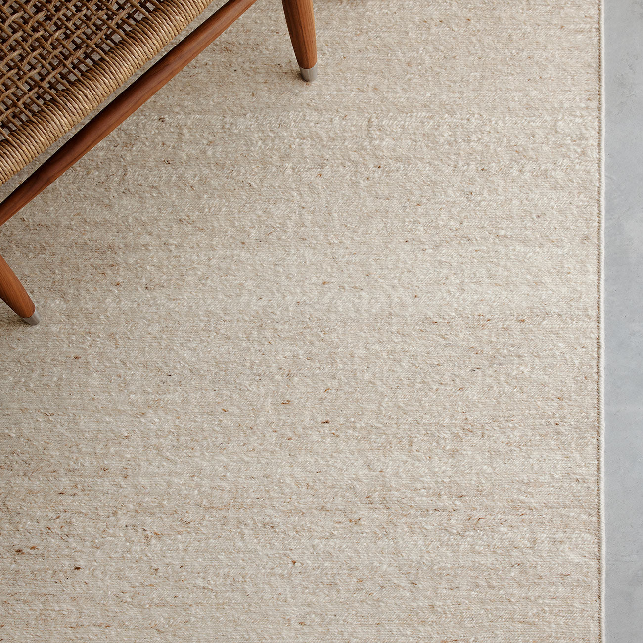 Armadillo Cable Wool Chevron Area Rug