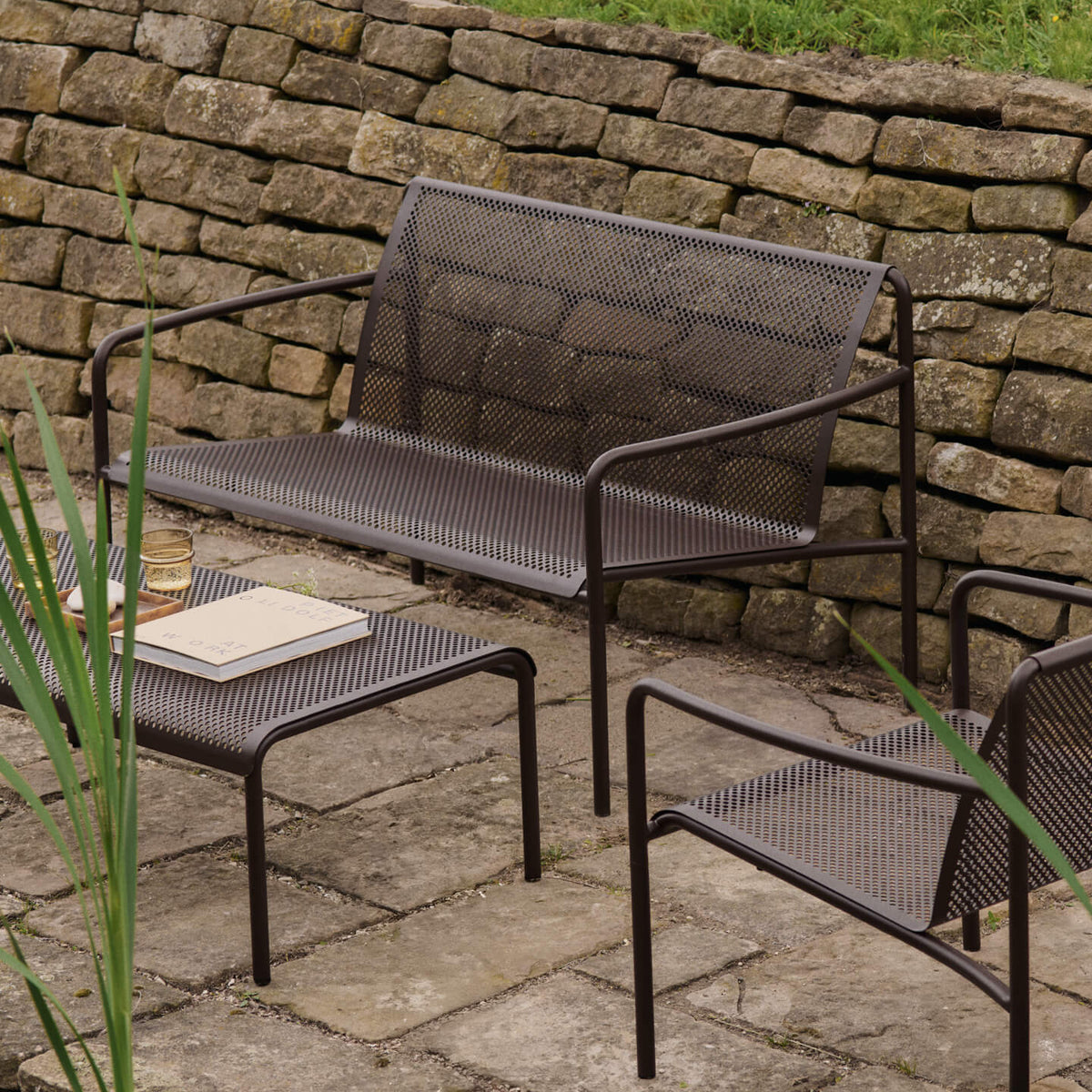 Ferm Living Dapple Lounge 2-Seater Dark Chocolate