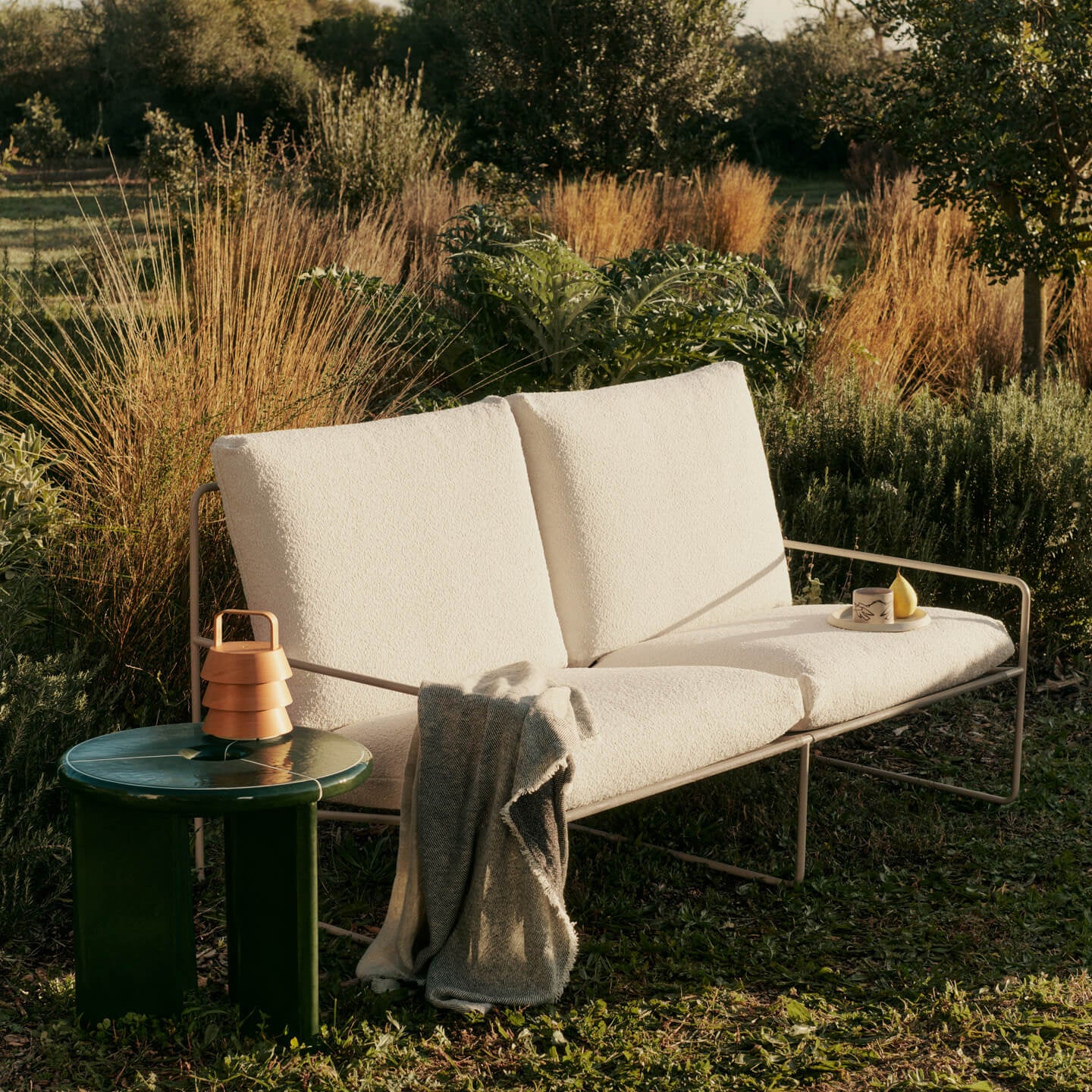 Ferm Living Deya Side Table - Dark Green
