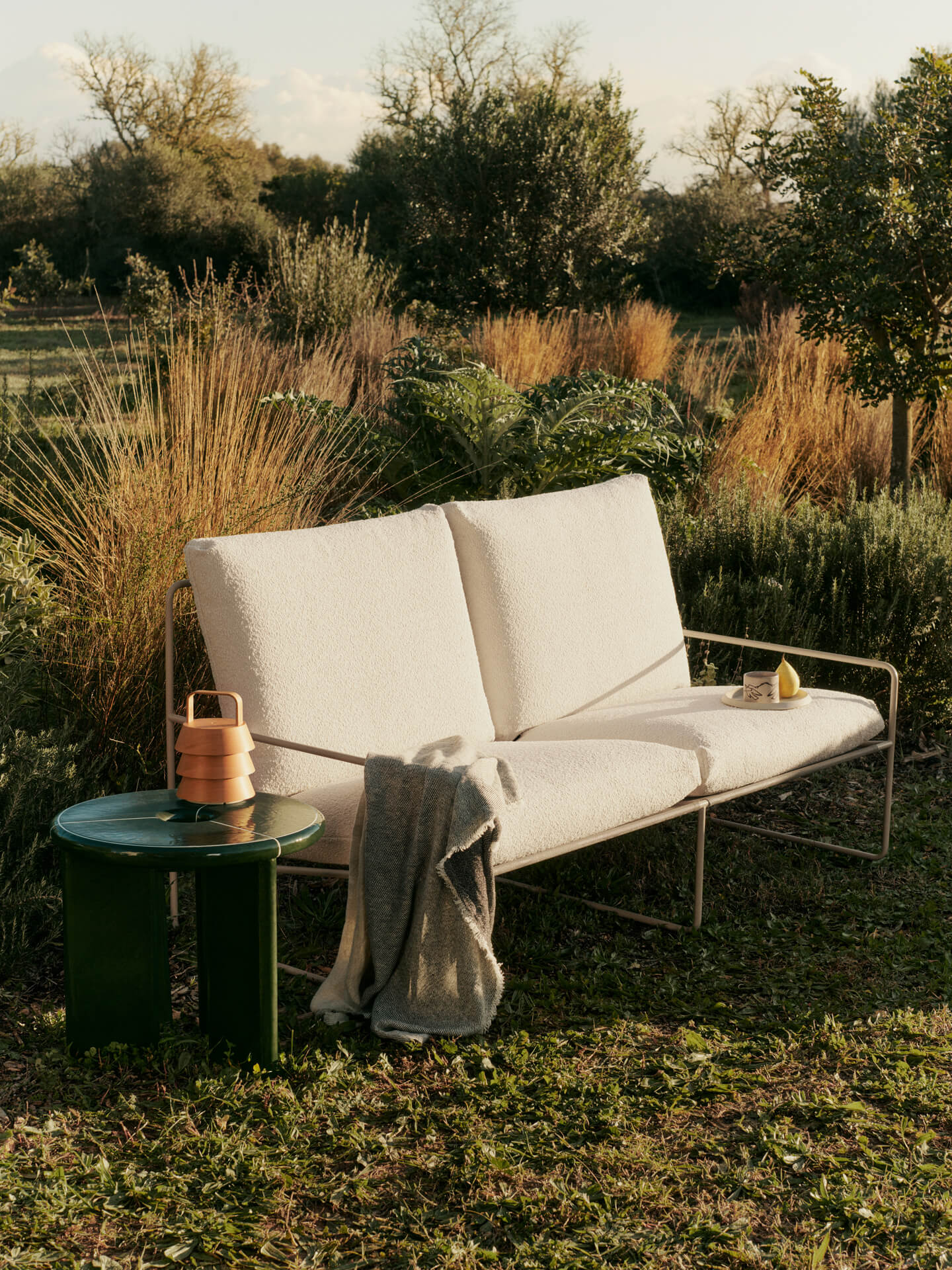 Ferm Living Deya Side Table - Dark Green