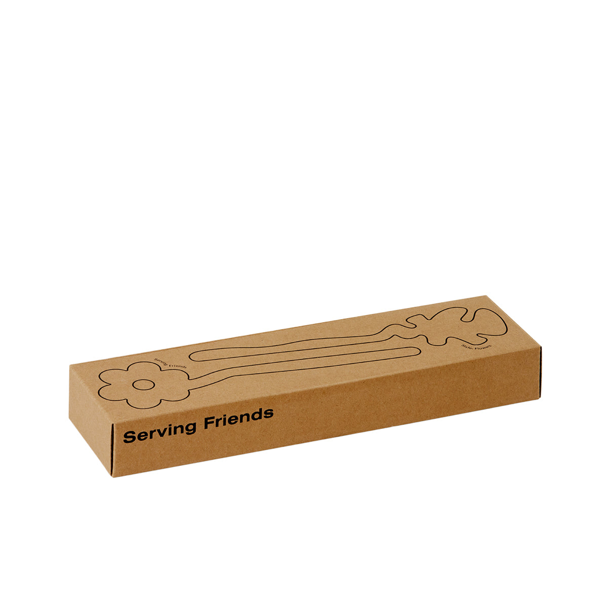 Areaware Serving Friends Flowers Wooden Spoons