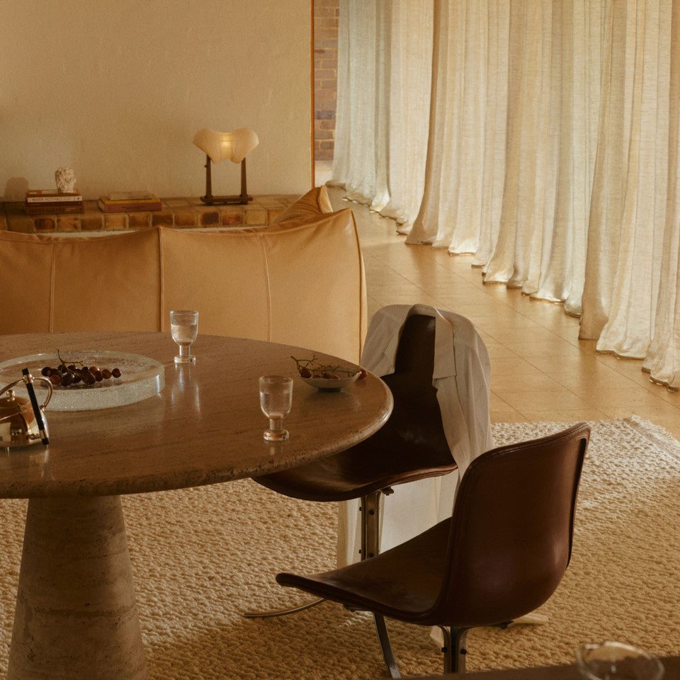 Armadillo Arroyo Felted Wool Herringbone Pattern Area Rug