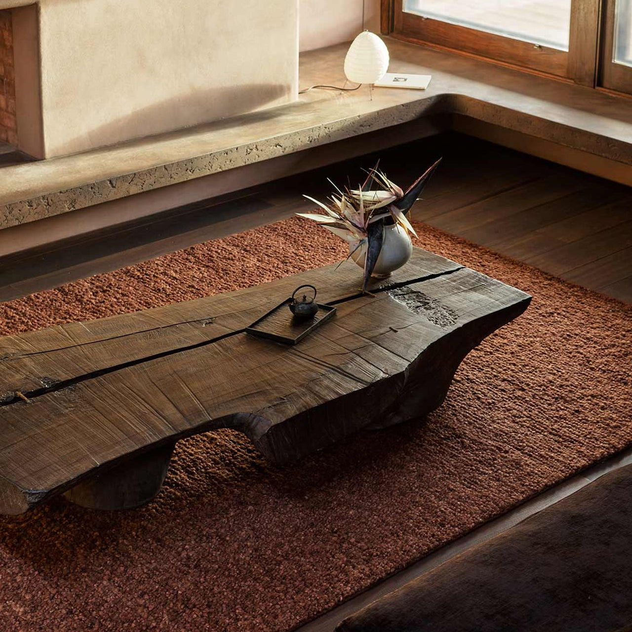 Armadillo Mason Hand-Woven New Zealand Wool Rug