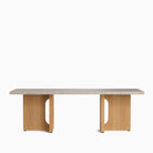 Audo Androgyne Lounge Table Natural Oak Kunis Breccia