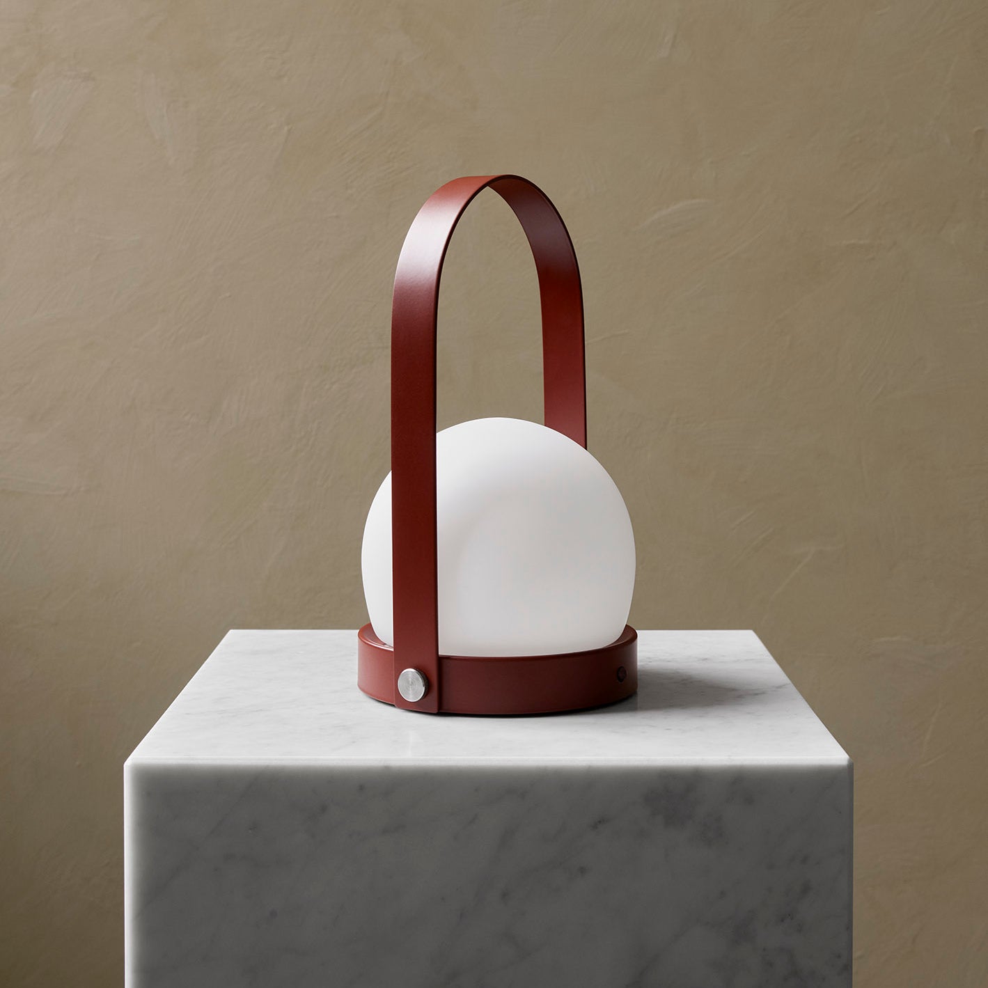 Audo Carrie Lamp Burned Red