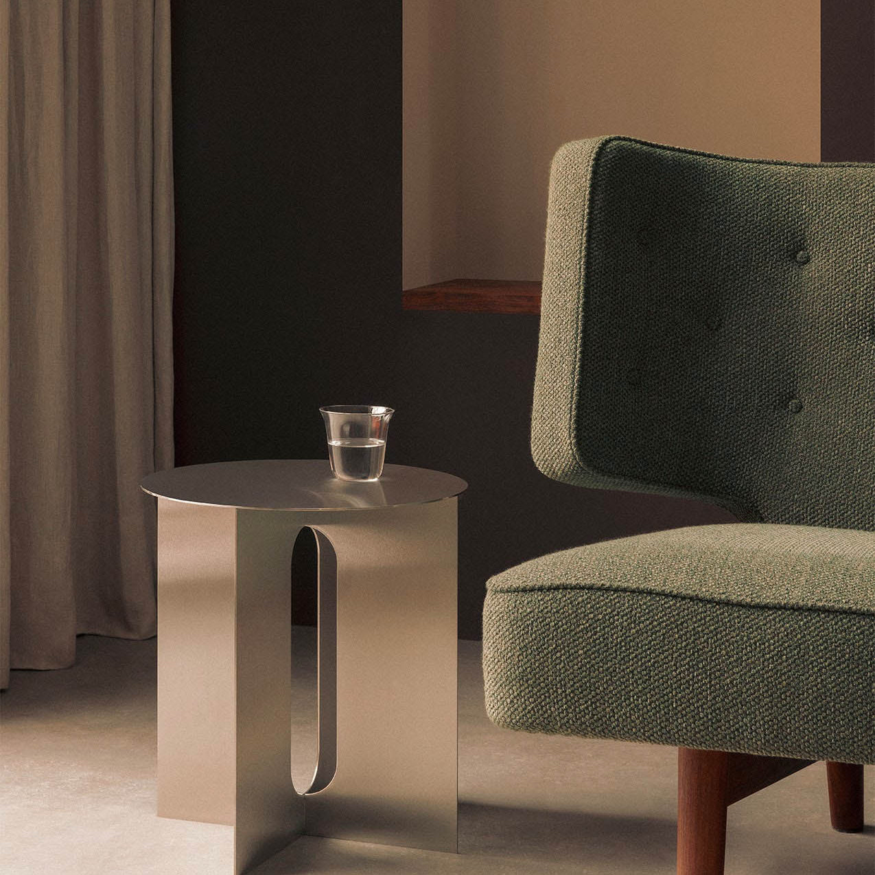 Audo Copenhagen Androgyne Side Table Stainless