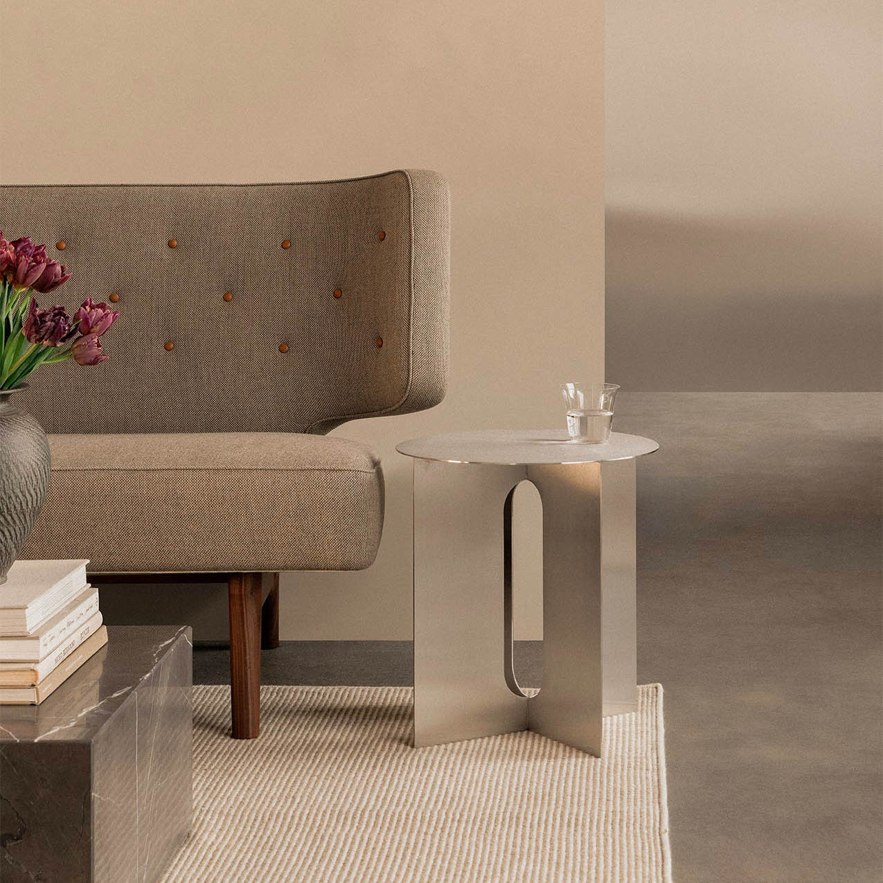 Audo Copenhagen Androgyne Side Table Stainless