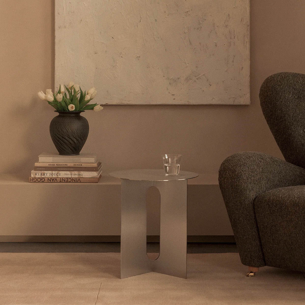 Audo Copenhagen Androgyne Side Table Stainless