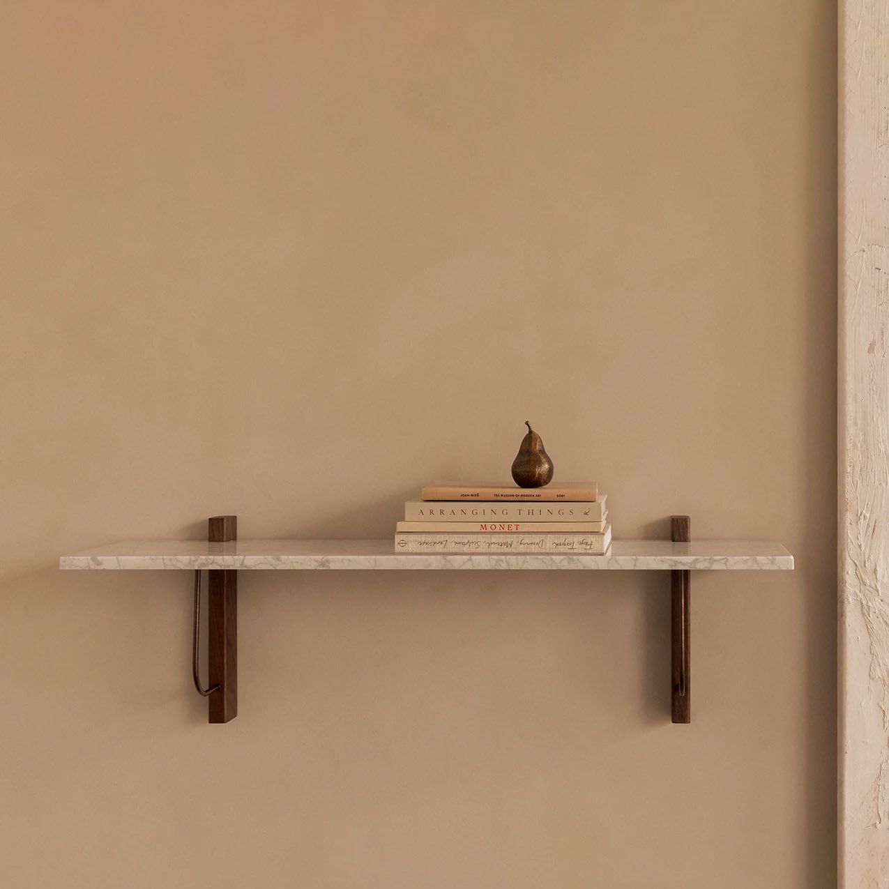 Audo Copenhagen Corbel Shelf White Carrara Marble