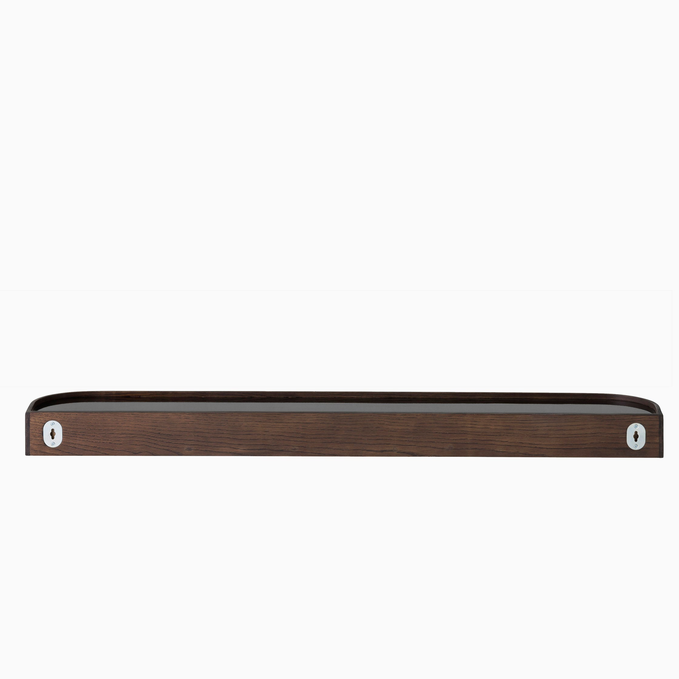 Audo Copenhagen Epoch Shelf with Rack - Dark Stained Oak/Black