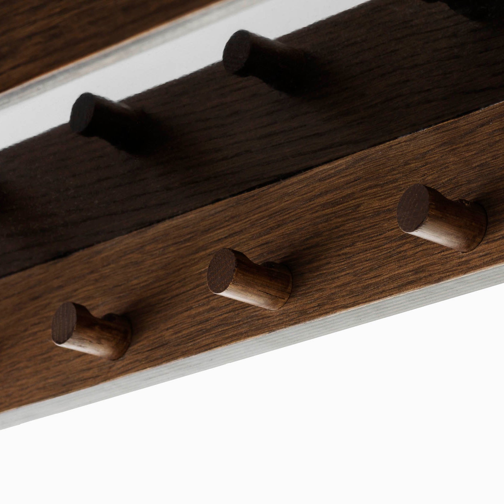 Audo Copenhagen Epoch Shelf with Rack - Dark Stained Oak/Black