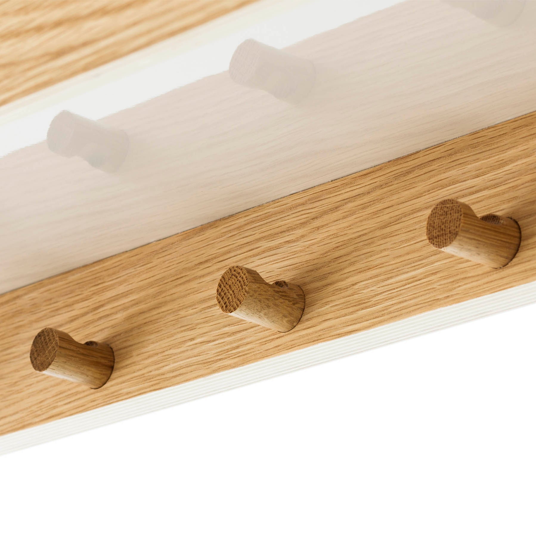 Audo Copenhagen Epoch Shelf with Rack - Natural Oak/Fog