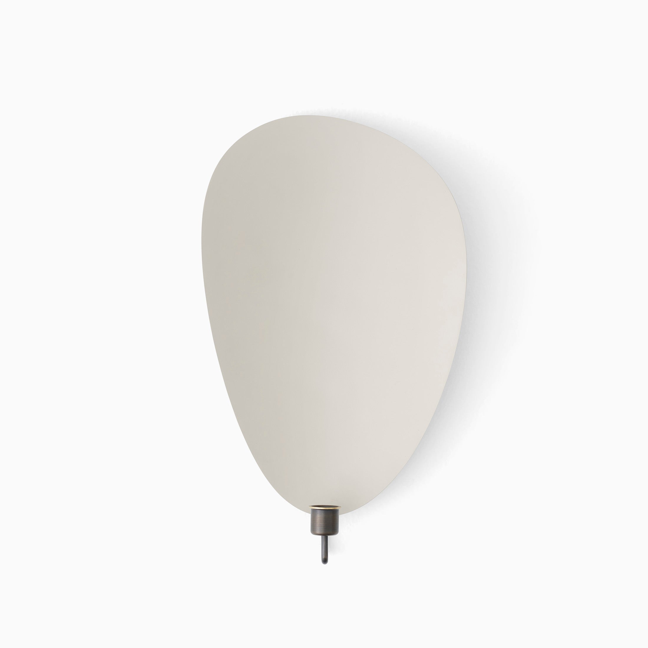 Audo Copenhagen Flambeau Candle Holder - Bronzed Brass/Grey 40cm