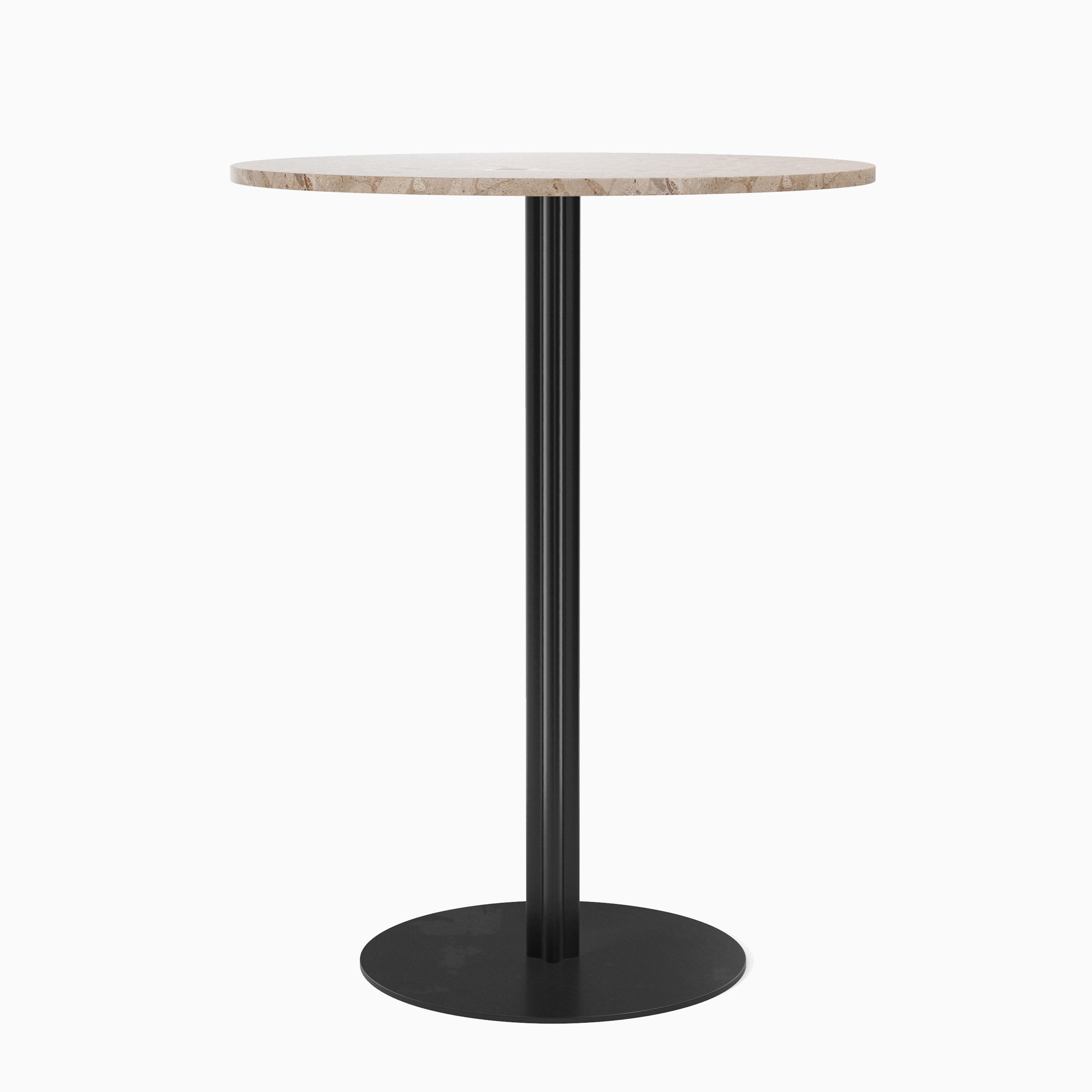 Audo Copenhagen Harbour Column Bar Table 80cm Kunis Breccia