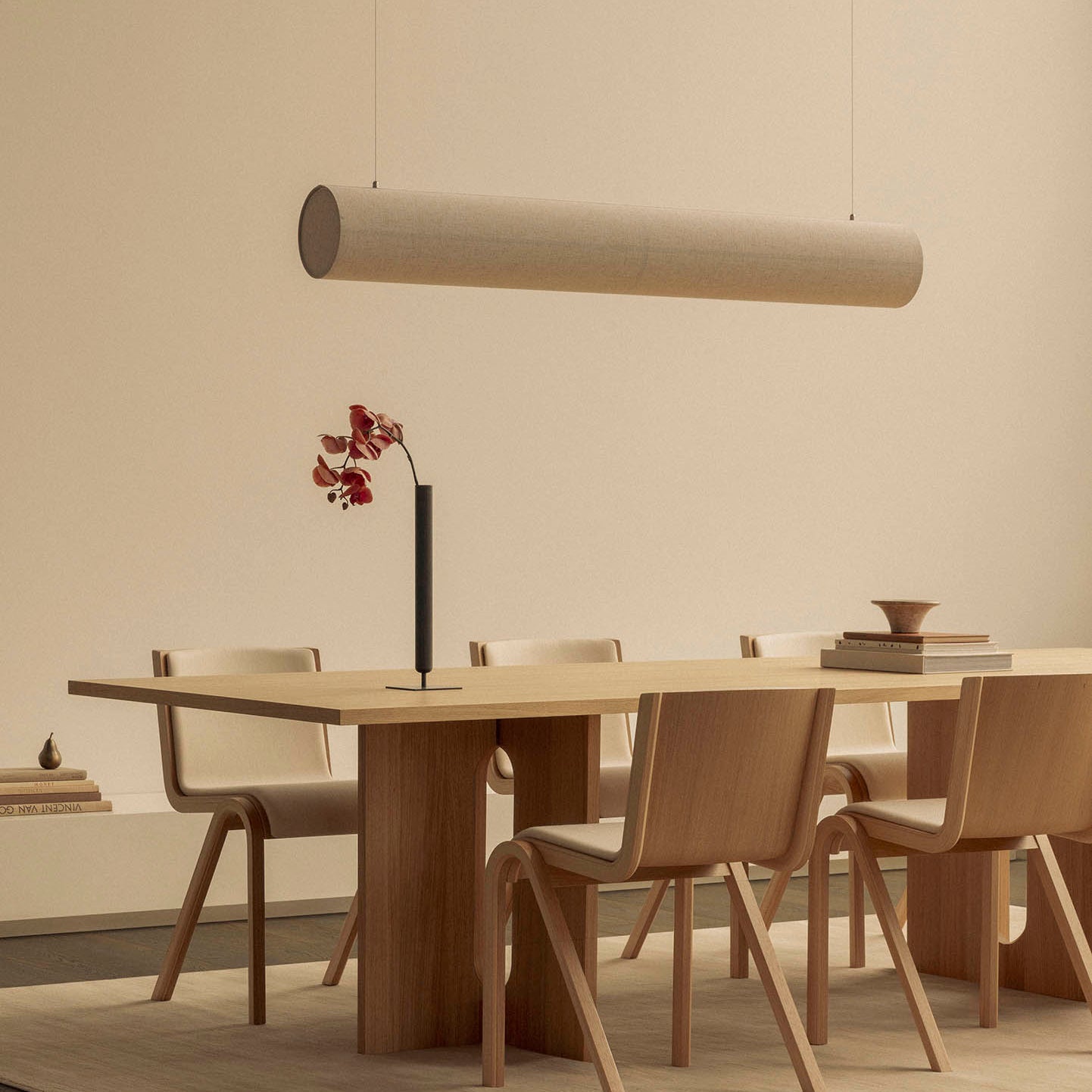 Audo Copenhagen Hashira Linear Pendant Lamp - Raw