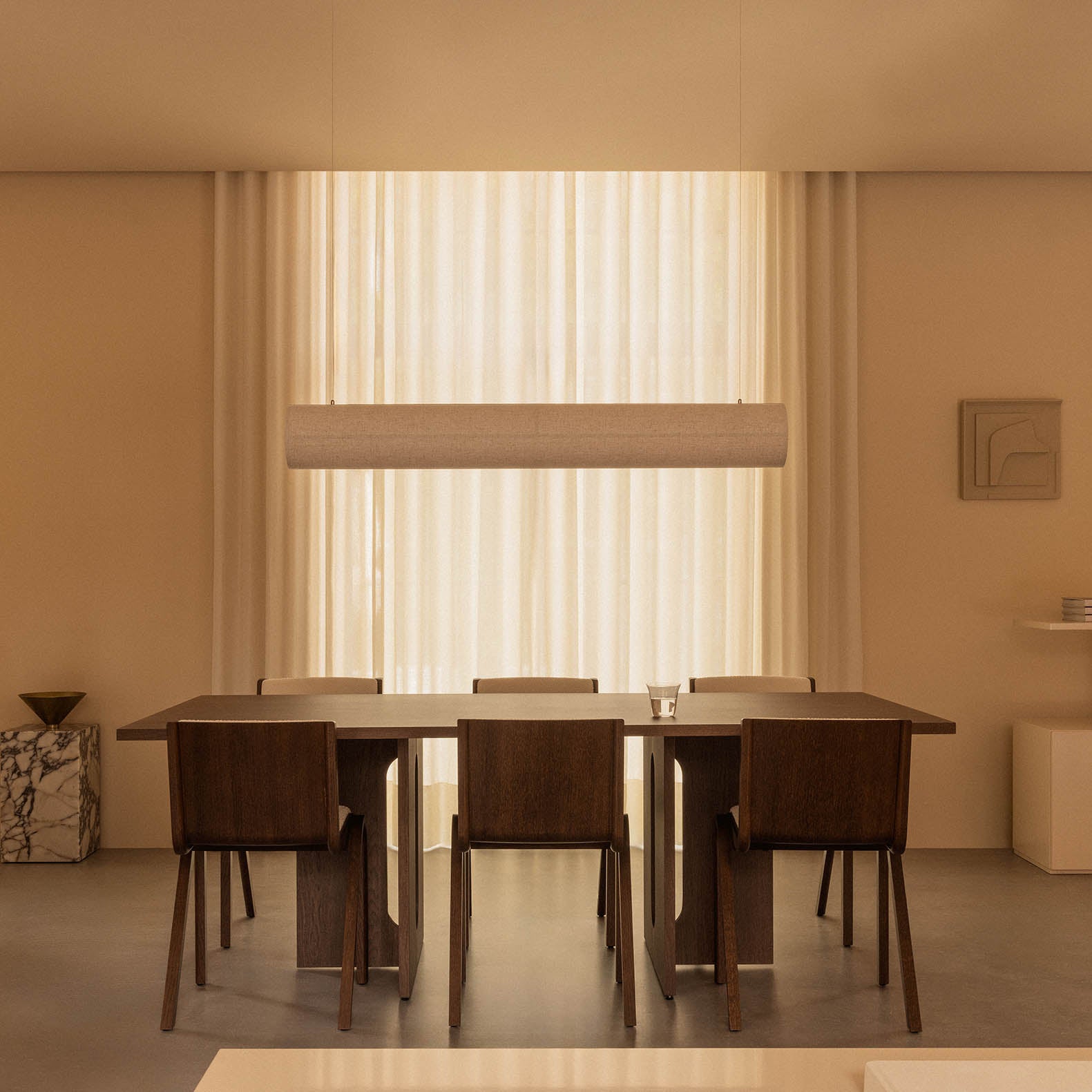 Audo Copenhagen Hashira Linear Pendant Lamp - Raw