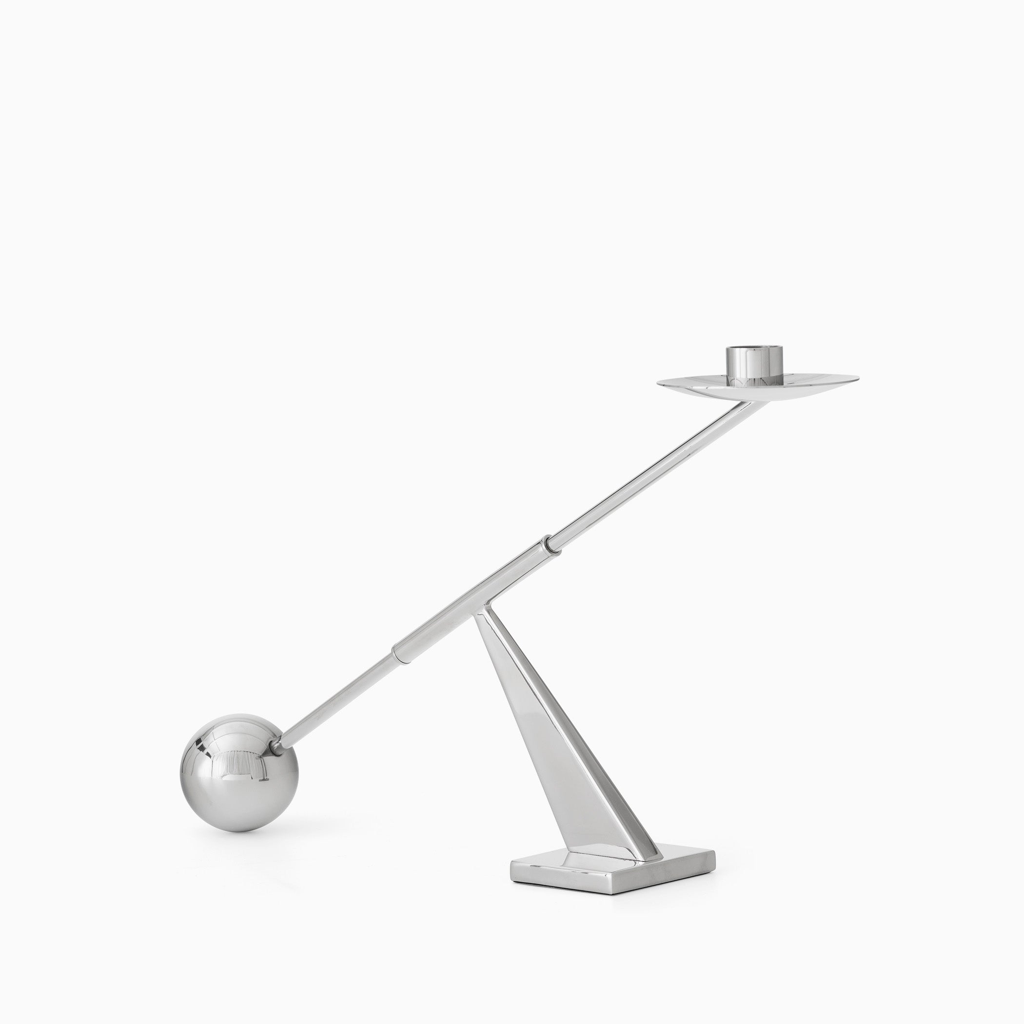 Audo Copenhagen Interconnect Candle Holder - Small Stainless Steel
