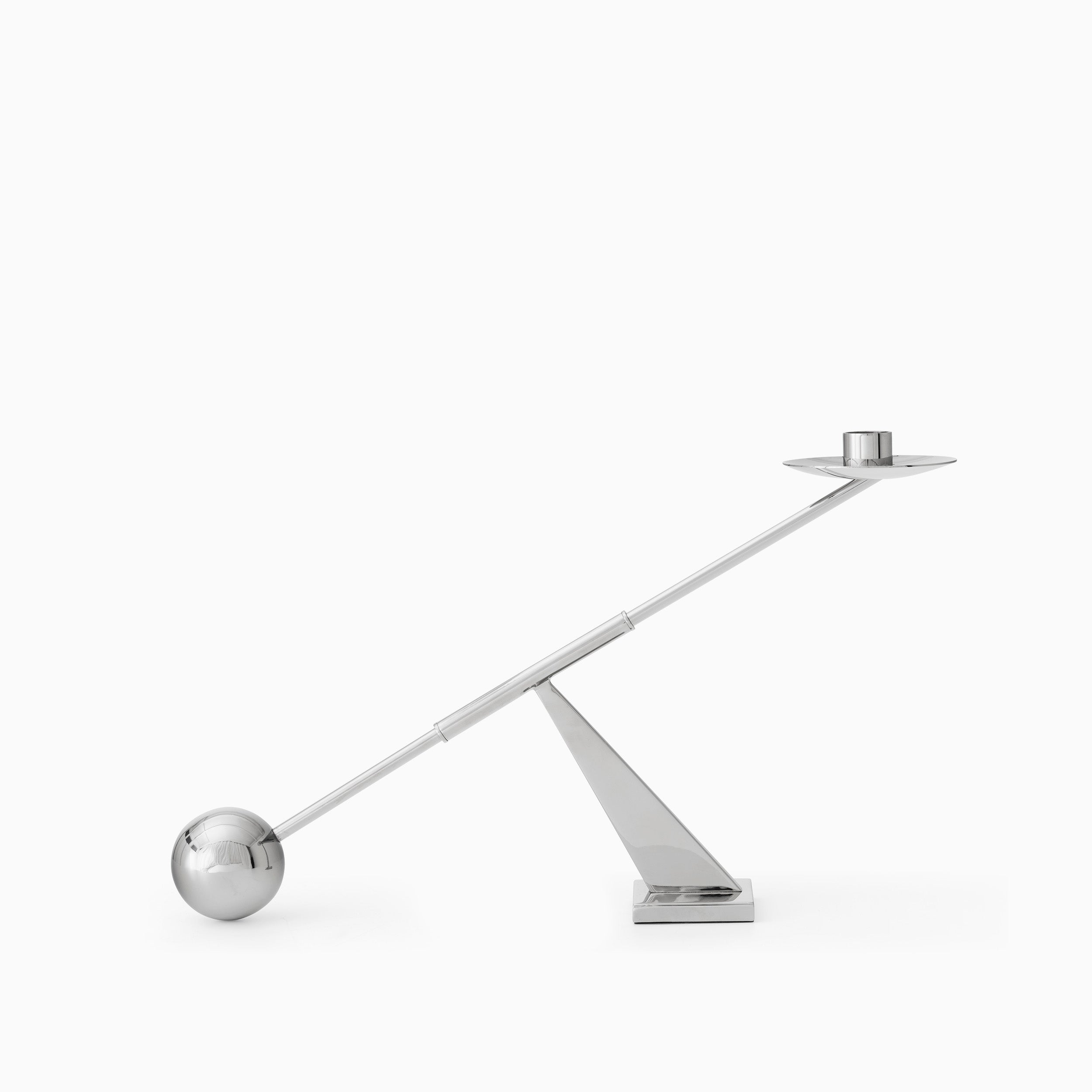 Audo Copenhagen Interconnect Candle Holder - Small Stainless Steel