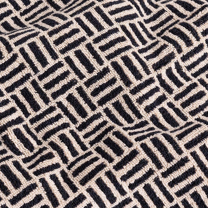 Baina Torrens Hand Towel - Sand/Noir