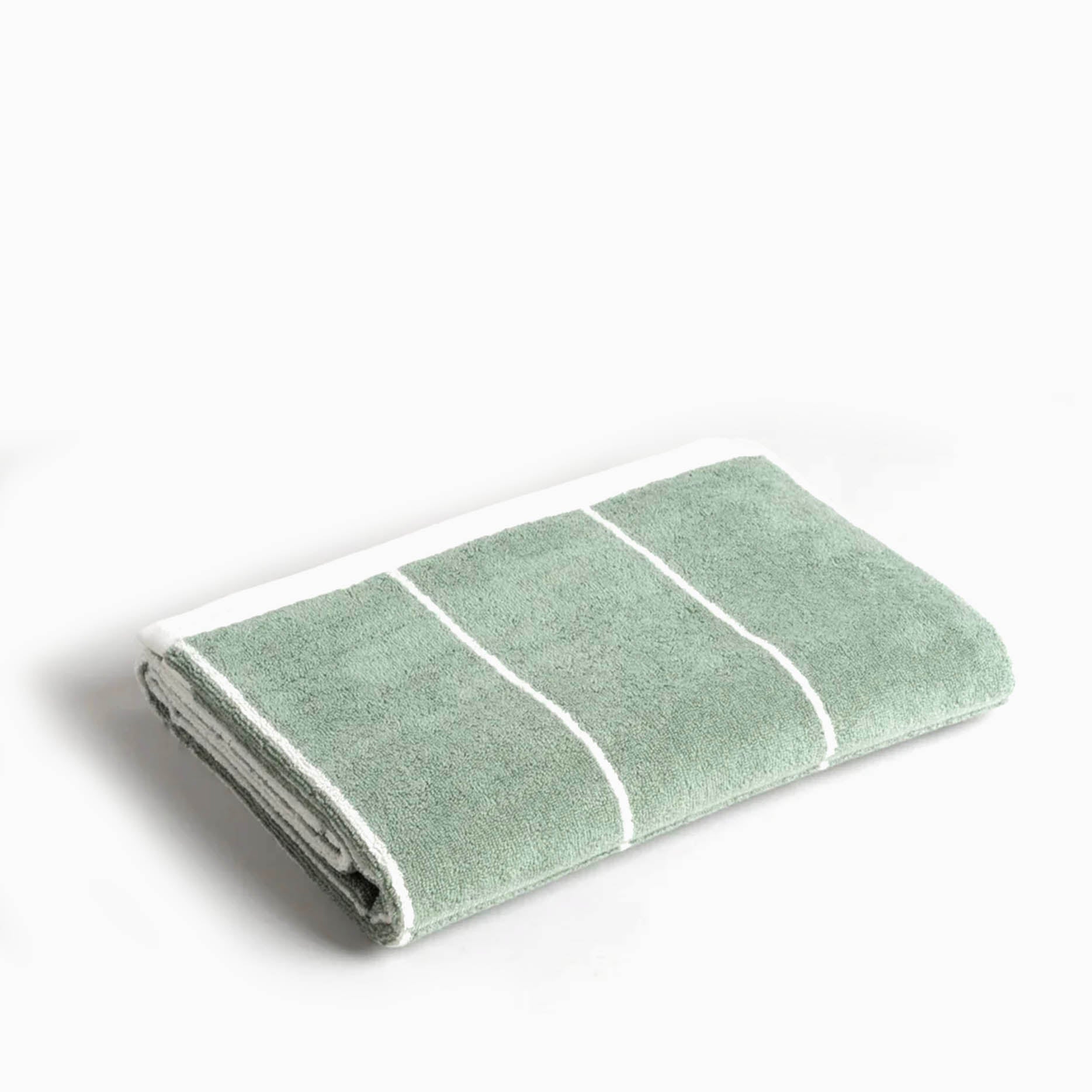 Baina Bath Towel Sage Chalk