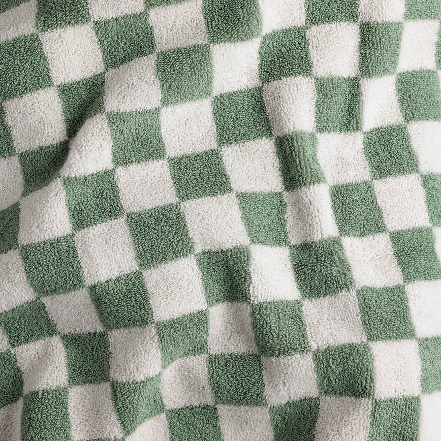 Baina Roman Pool Towel - Sage/Chalk