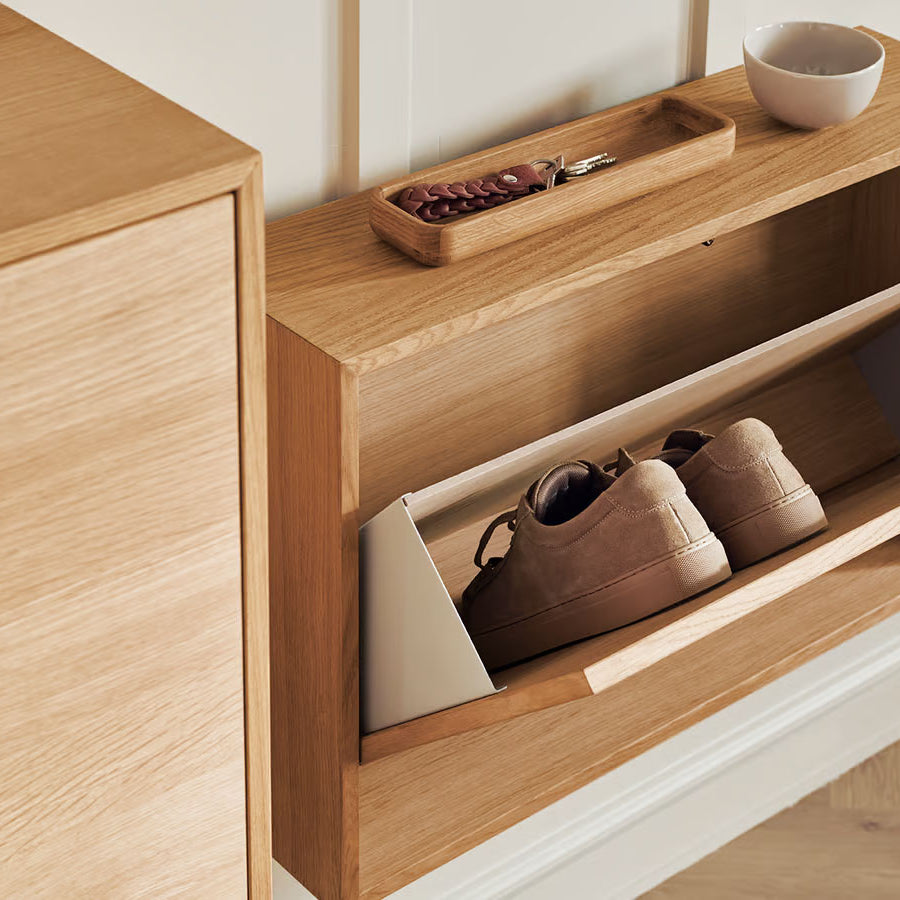 Bolia Case Shoe Cabinet Single Oiled Oak