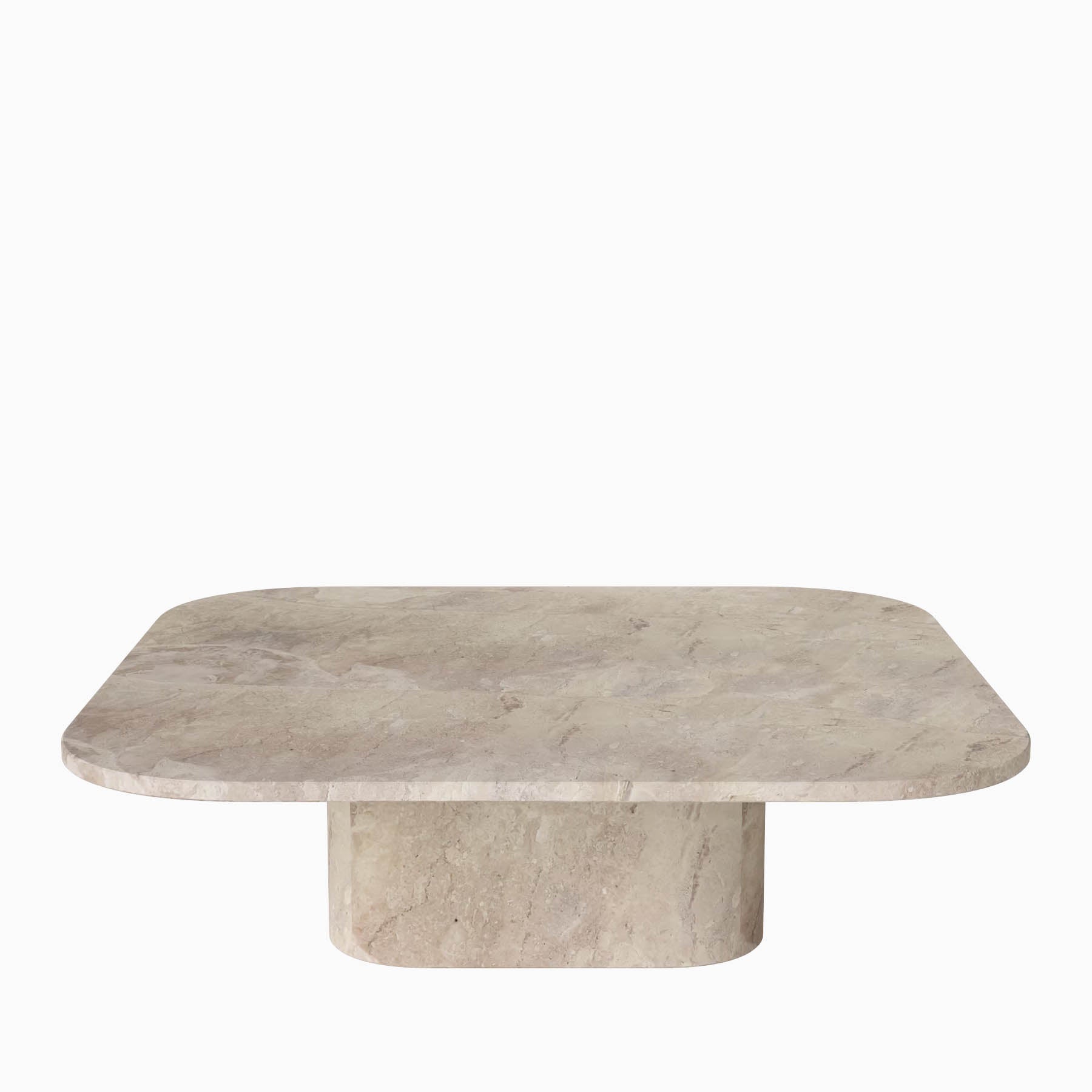 Bolia Eida Coffee Table 100 x 100cm Beige Marble 28cm