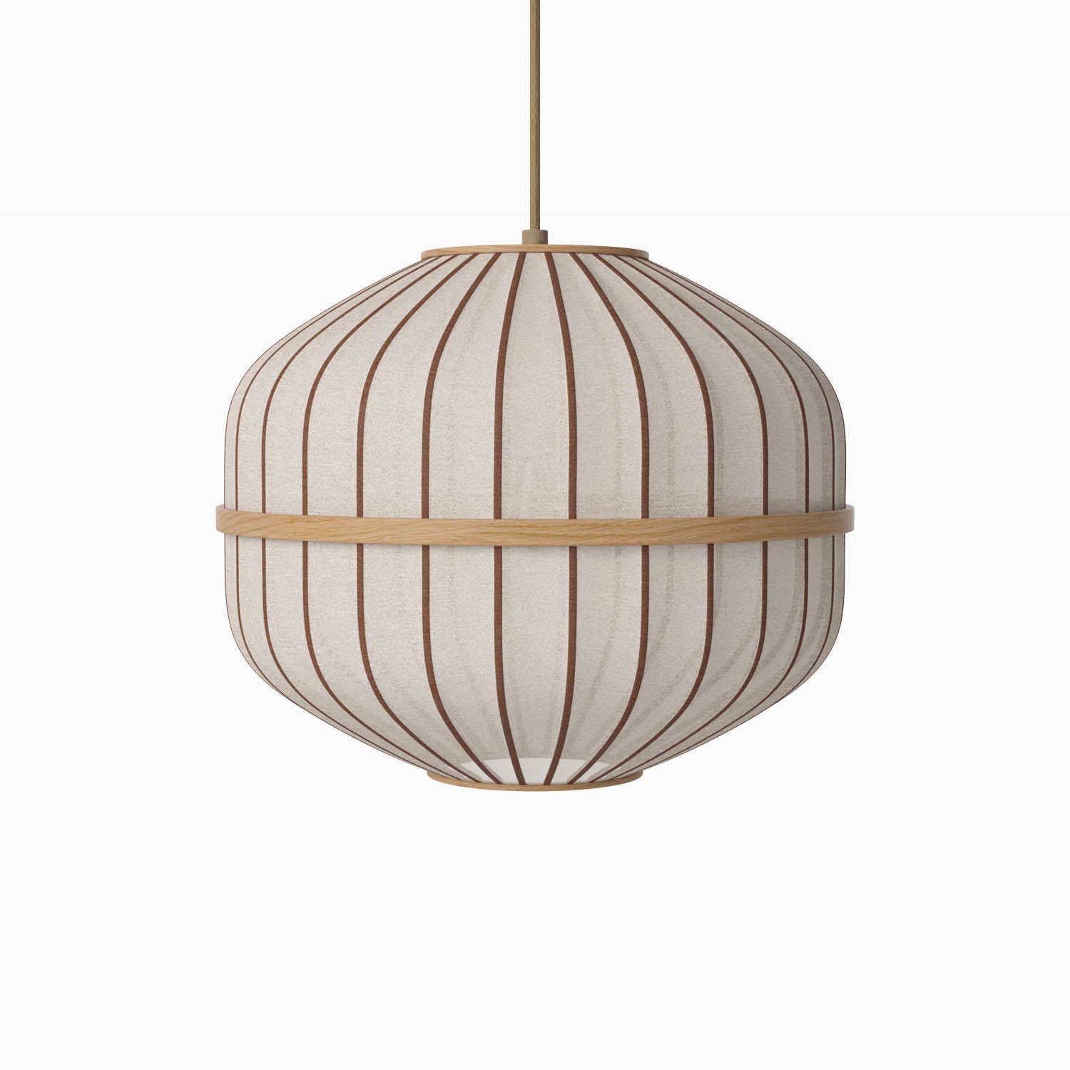 Bolia Lucen Pendant - Octagon 40cm Oiiled Oak