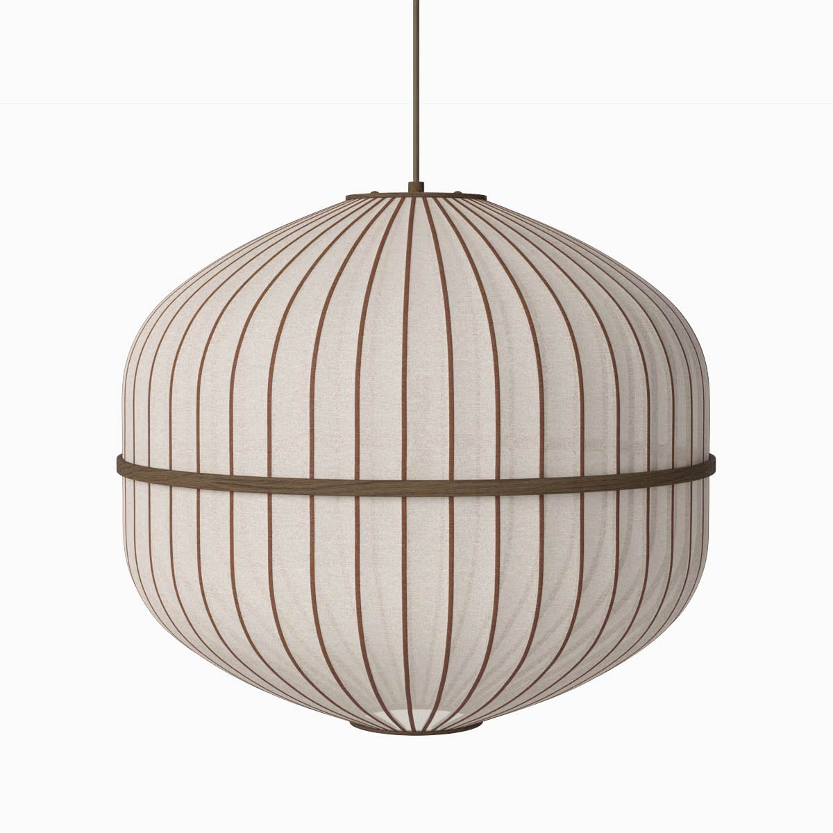 Bolia Lucen Pendant Octagon 62cm Dark Oiled Oak