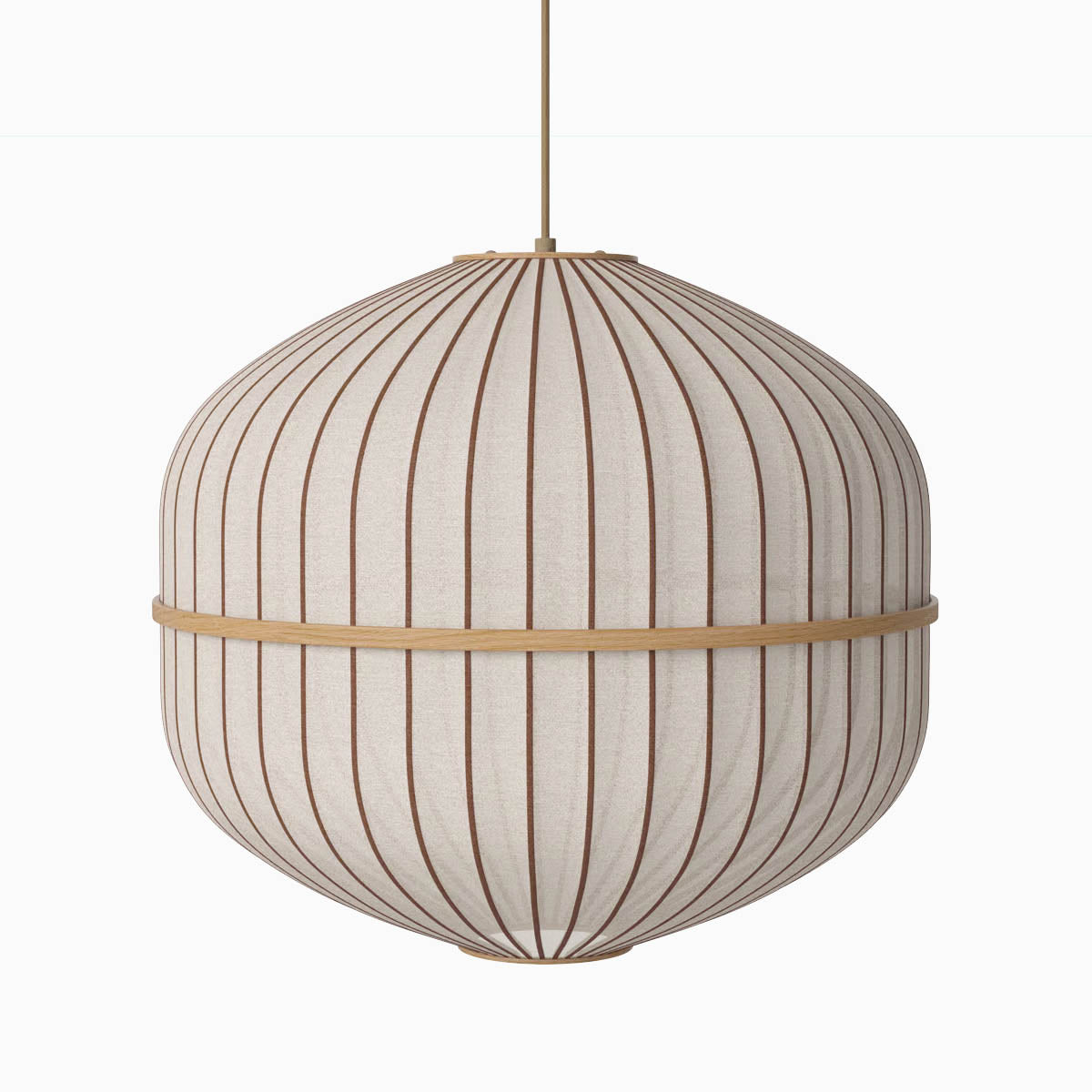 Bolia Lucen Pendant - Octagon Oiled Oak 62cm