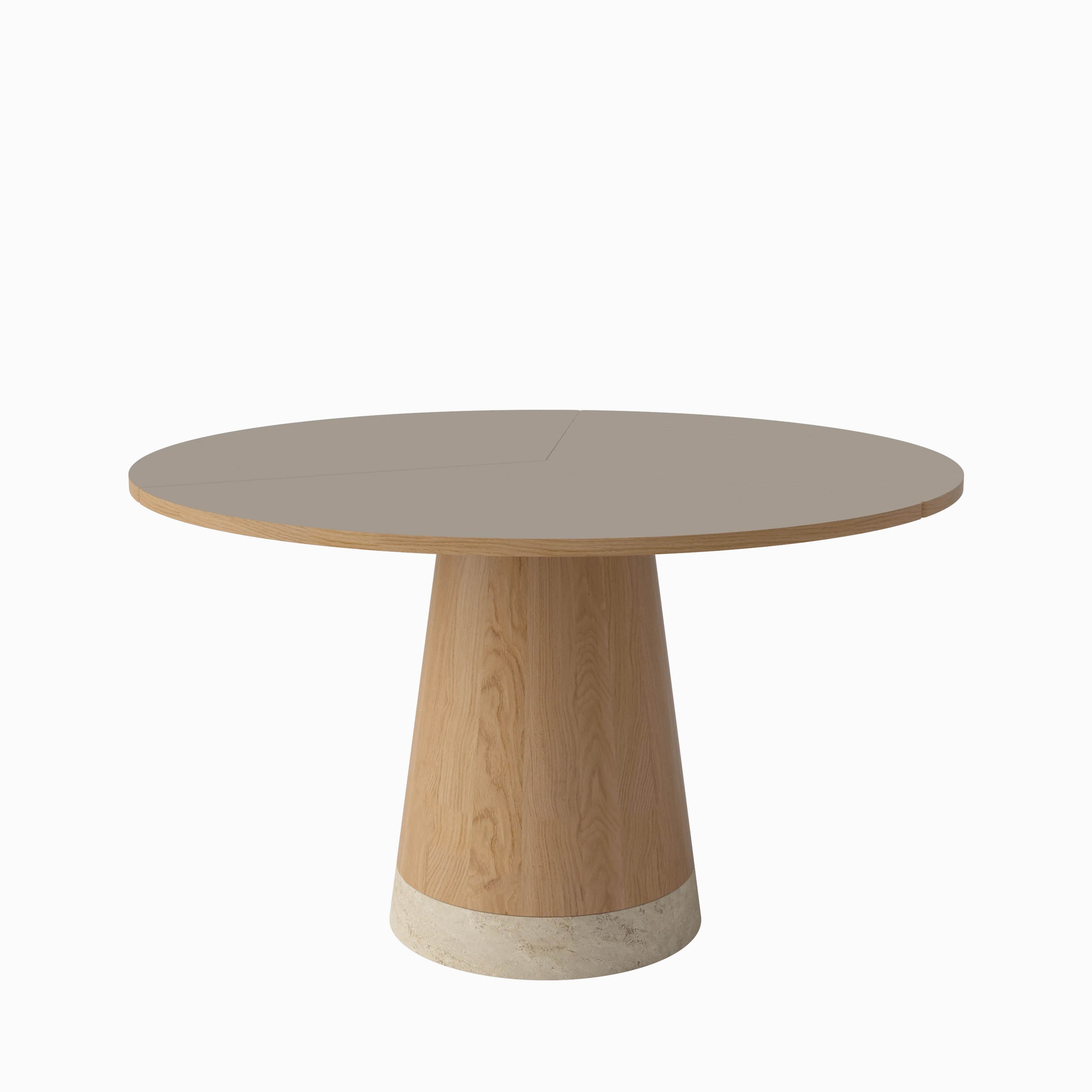 Bolia Piro Dining Table 125cm Grey Brown Fenix Oiled Oak