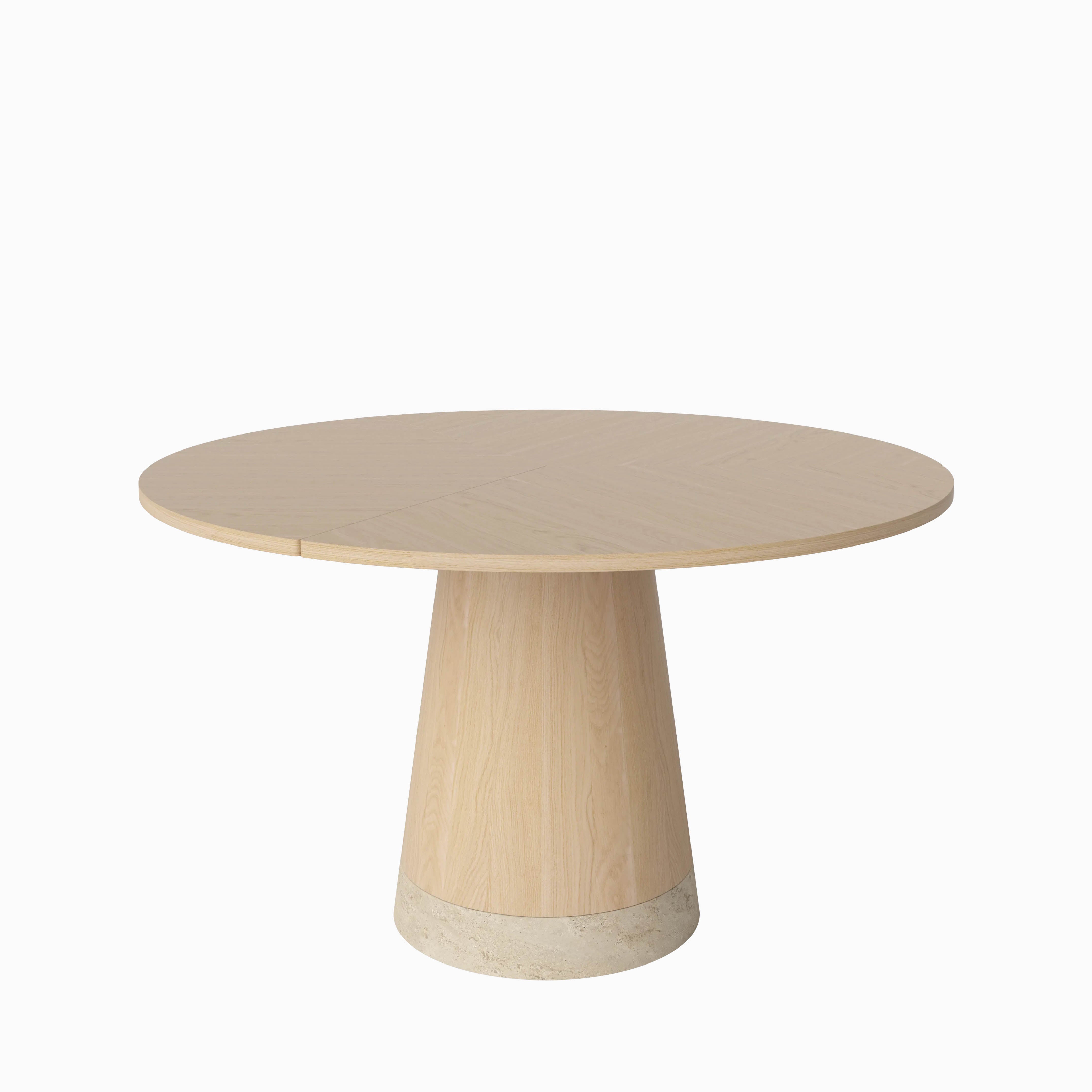 Bolia Piro Dining Table 125cm White Oiled Oak