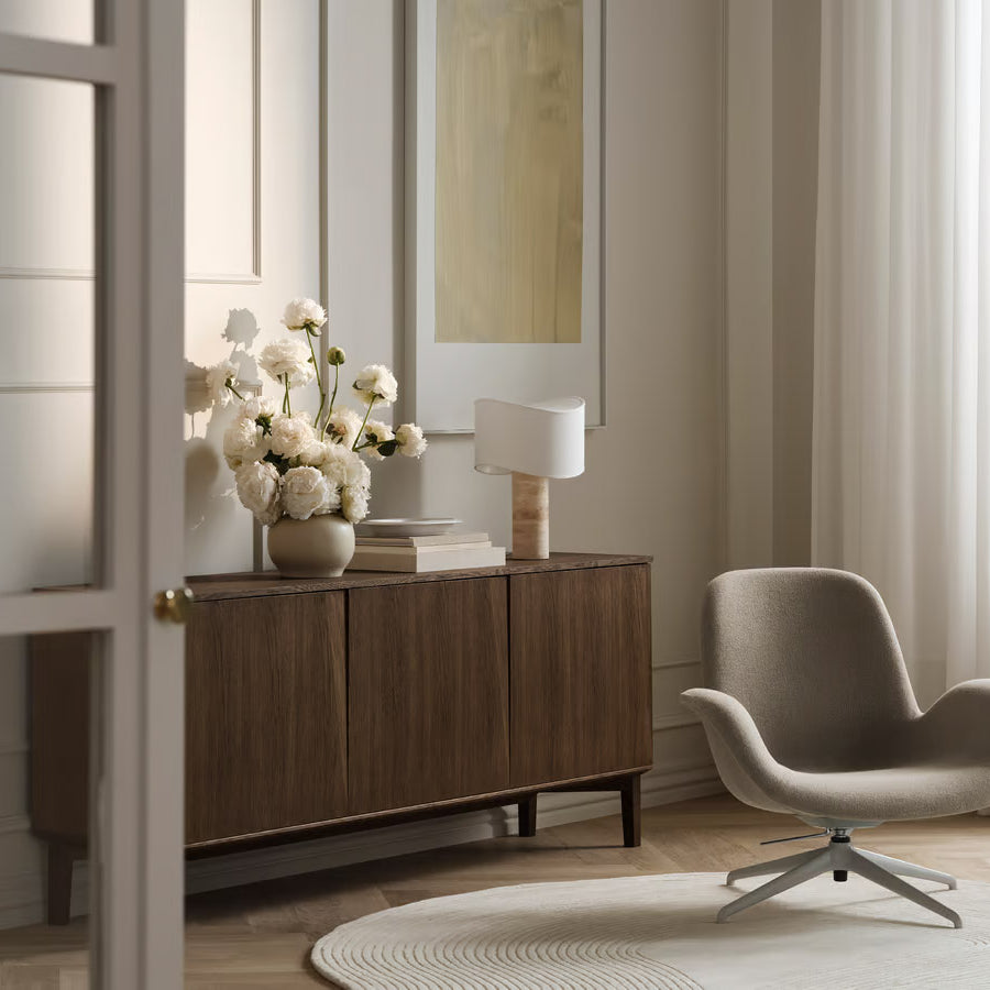 Bolia Silent Sideboard Wood Base 3 Door