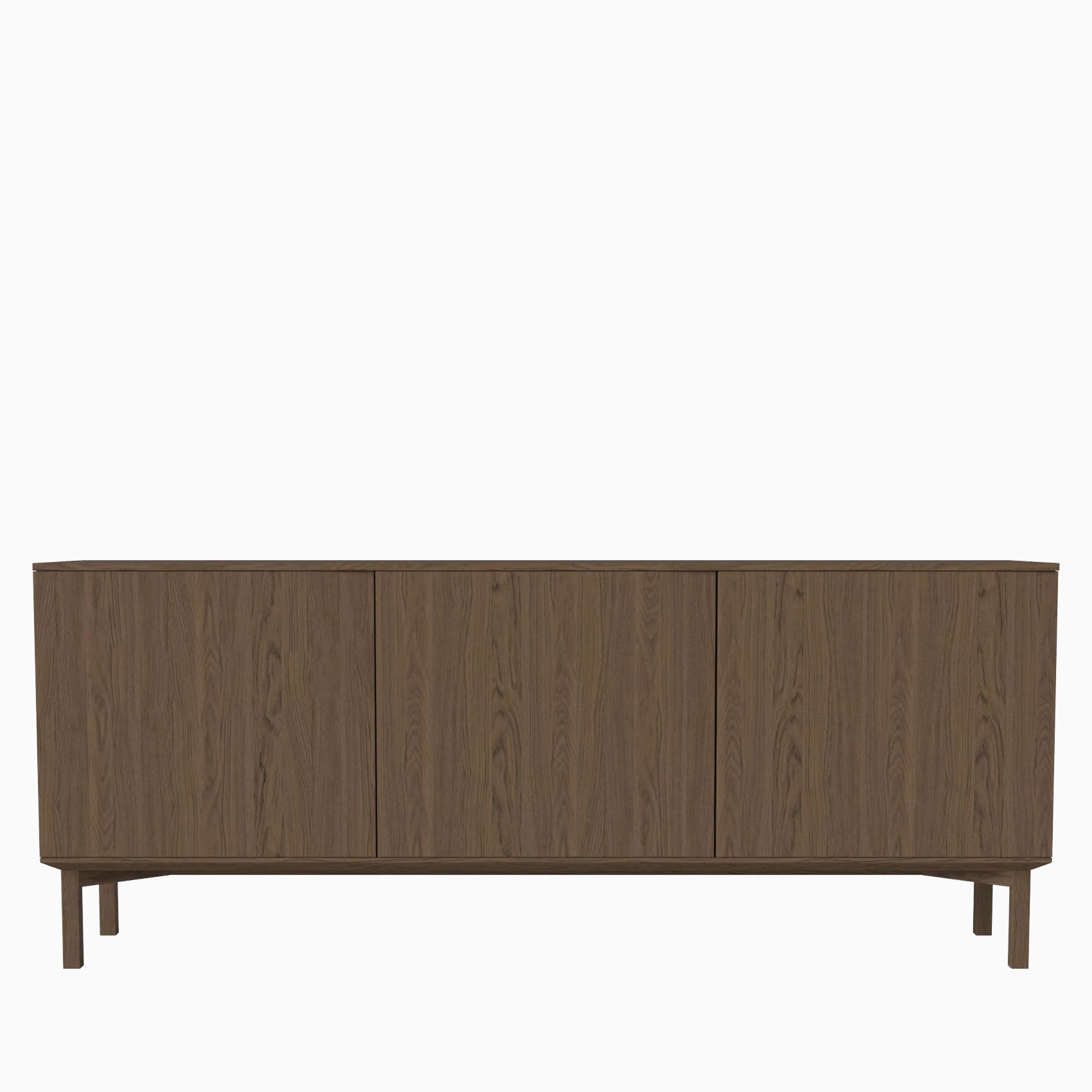 Bolia Silent Sideboard Wood Base 3 Door Dark Oiled Oak