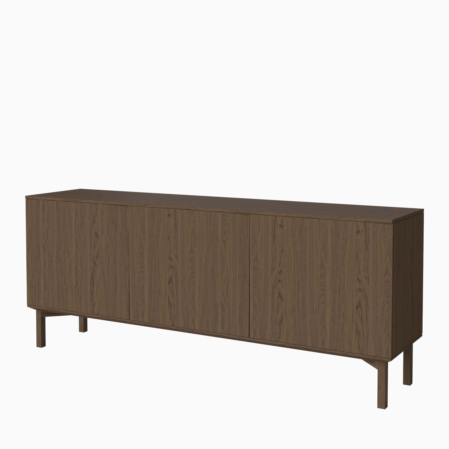 Bolia Silent Sideboard Wood Base 3 Door Dark Oiled Oak